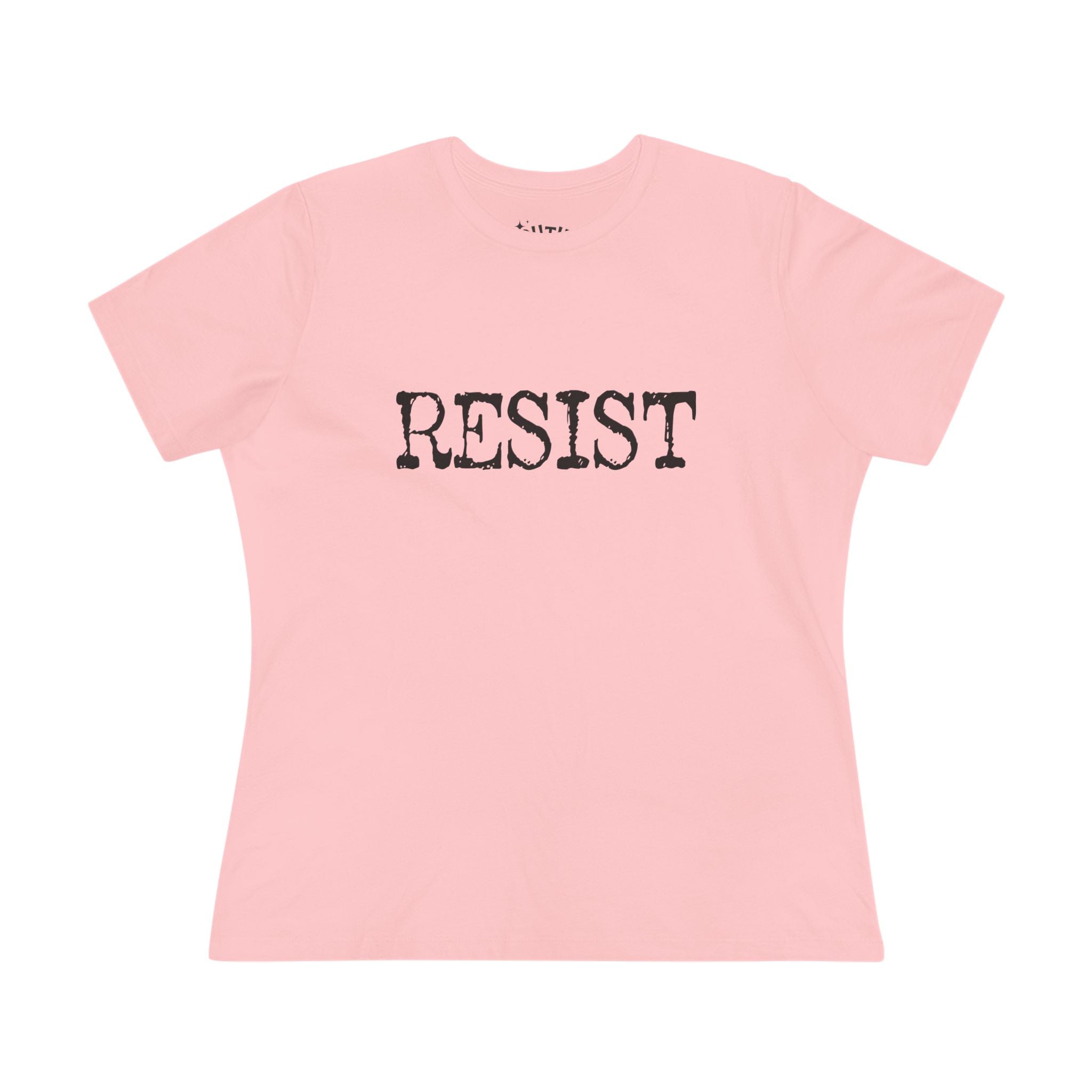 Resist Women's Cotton Tee - Empowering Statement Shirt for Activists, Gift for Social Justice Advocates, Casual Wear, Comfortable Top, [...]