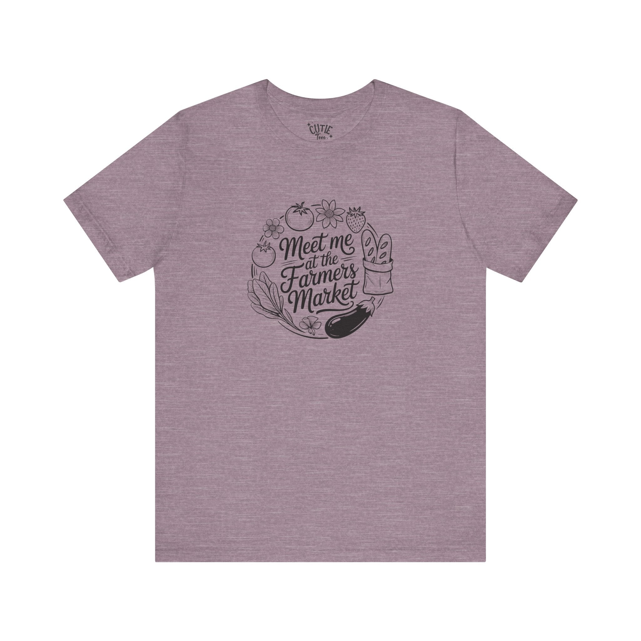Farmers Market Tee, Summer T-Shirt, Gardening Gift, Organic Lifestyle Shirt, Farmer's Market Style, Unisex Casual Wear