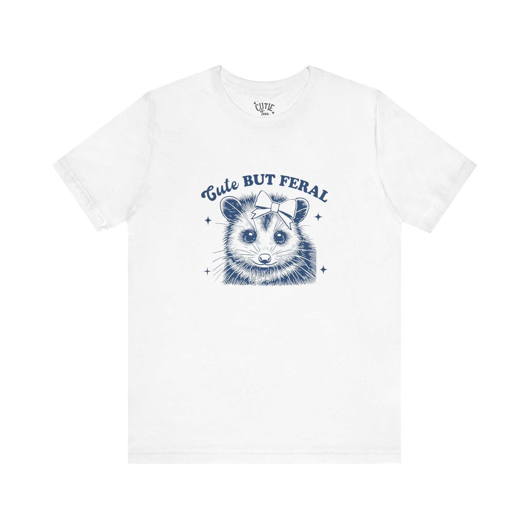 Cute But Feral Tee - Retro Possum