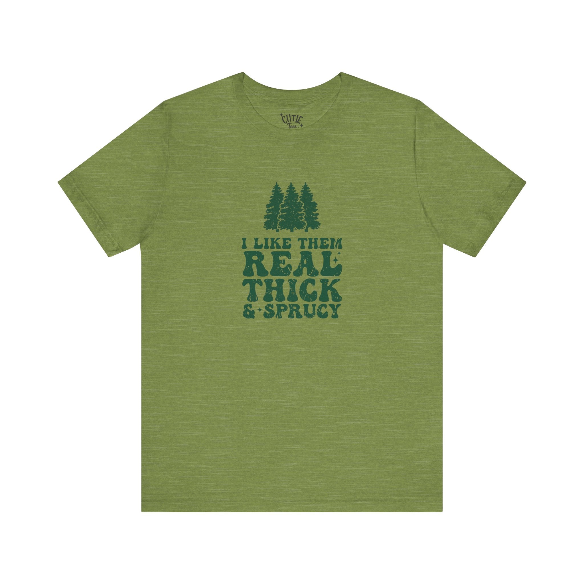 Real Thick & Sprucy Tee, Funny Nature Lover Shirt, Gift for Outdoorsy Friends, Unisex T-Shirt for Camping, Tree Lover Apparel, Earth [...]