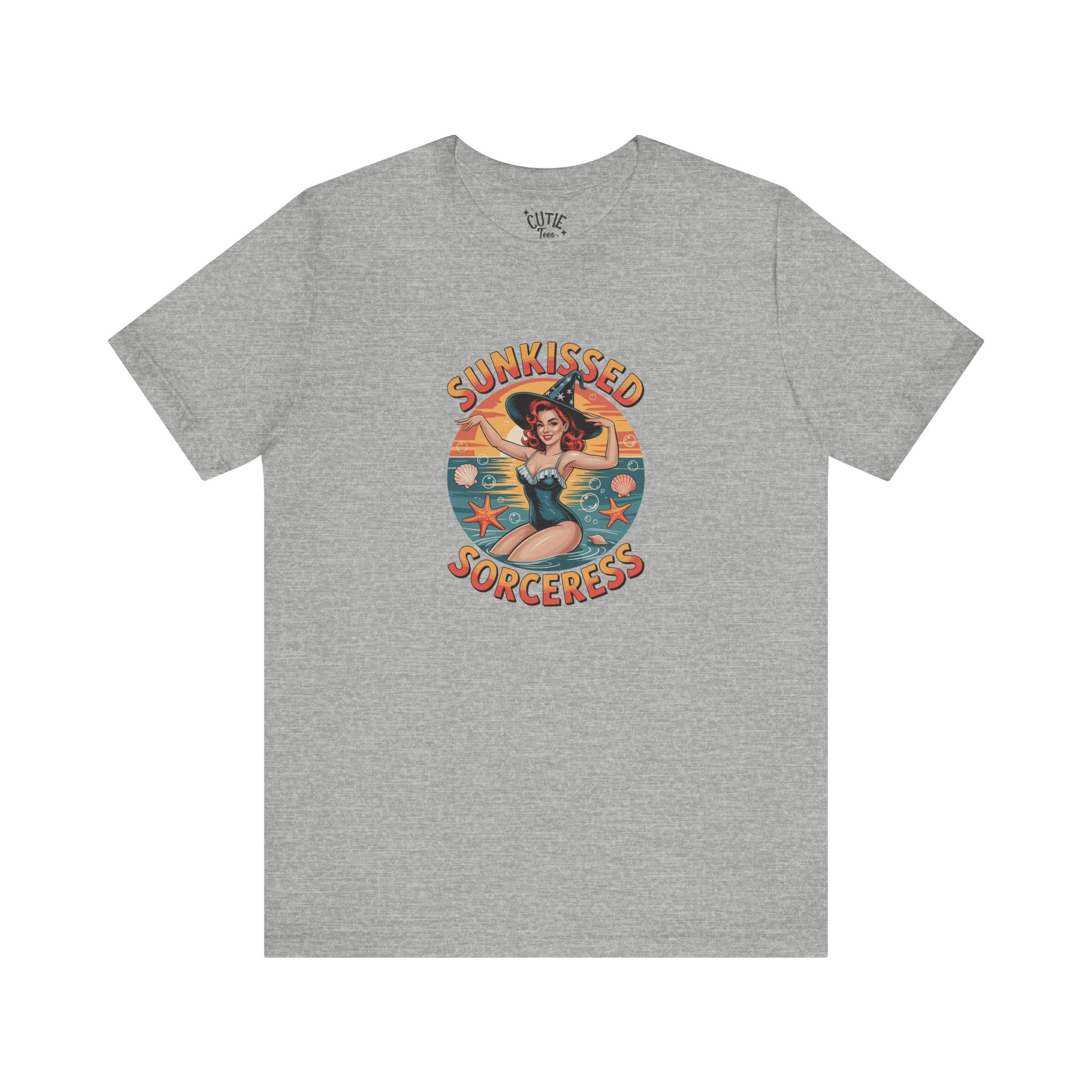 Sunkissed Sorceress Tee, Sun-Inspired T-Shirt, Witchy Apparel, Summer Fashion, Vintage Style Top, Gifts for Her