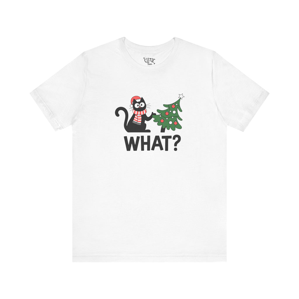 Cat Christmas Tee, Holiday T-Shirt, Pet Lover Gift, Cute Christmas Apparel, Humor Shirt for Friends