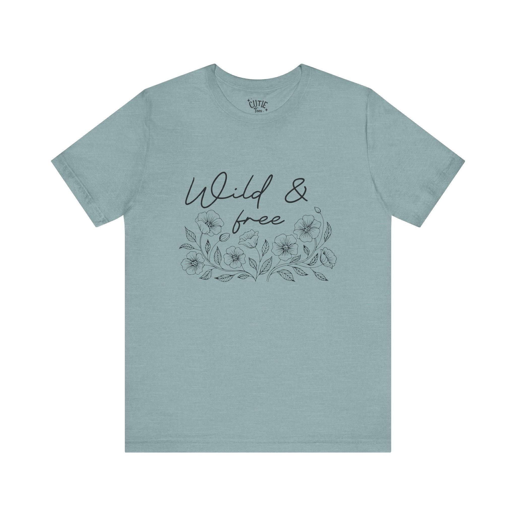 Wild & Free Tee - Nature-Inspired Graphic Shirt, Eco-Friendly Fashion, Casual Wear, Gift for Nature Lovers, Bohemian Style