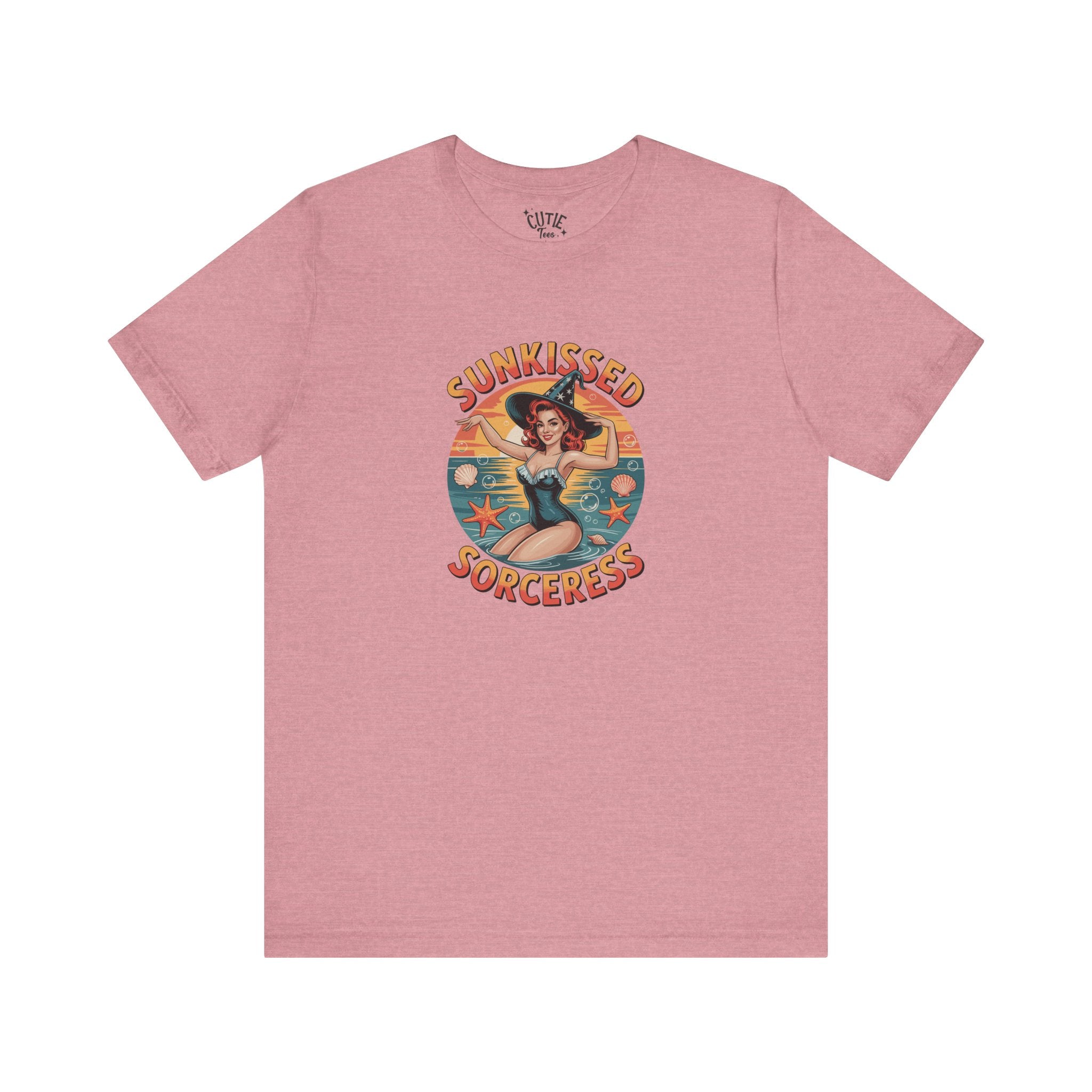 Sunkissed Sorceress Tee, Sun-Inspired T-Shirt, Witchy Apparel, Summer Fashion, Vintage Style Top, Gifts for Her