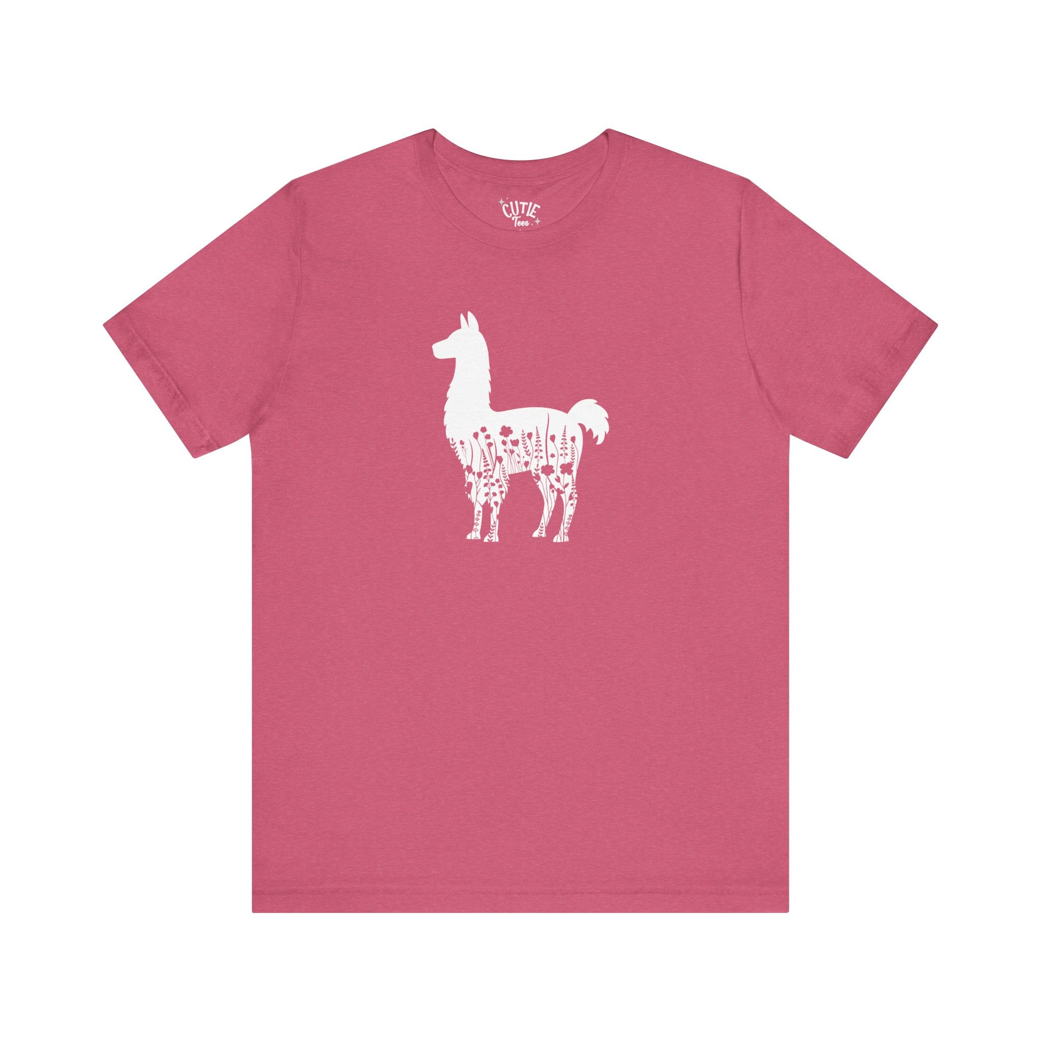 Llama Lovers Short Sleeve Tee - Cute Graphic T-Shirt, Animal Apparel, Gift for Animal Lovers, Fun Casual Wear, Unisex Llama Tee