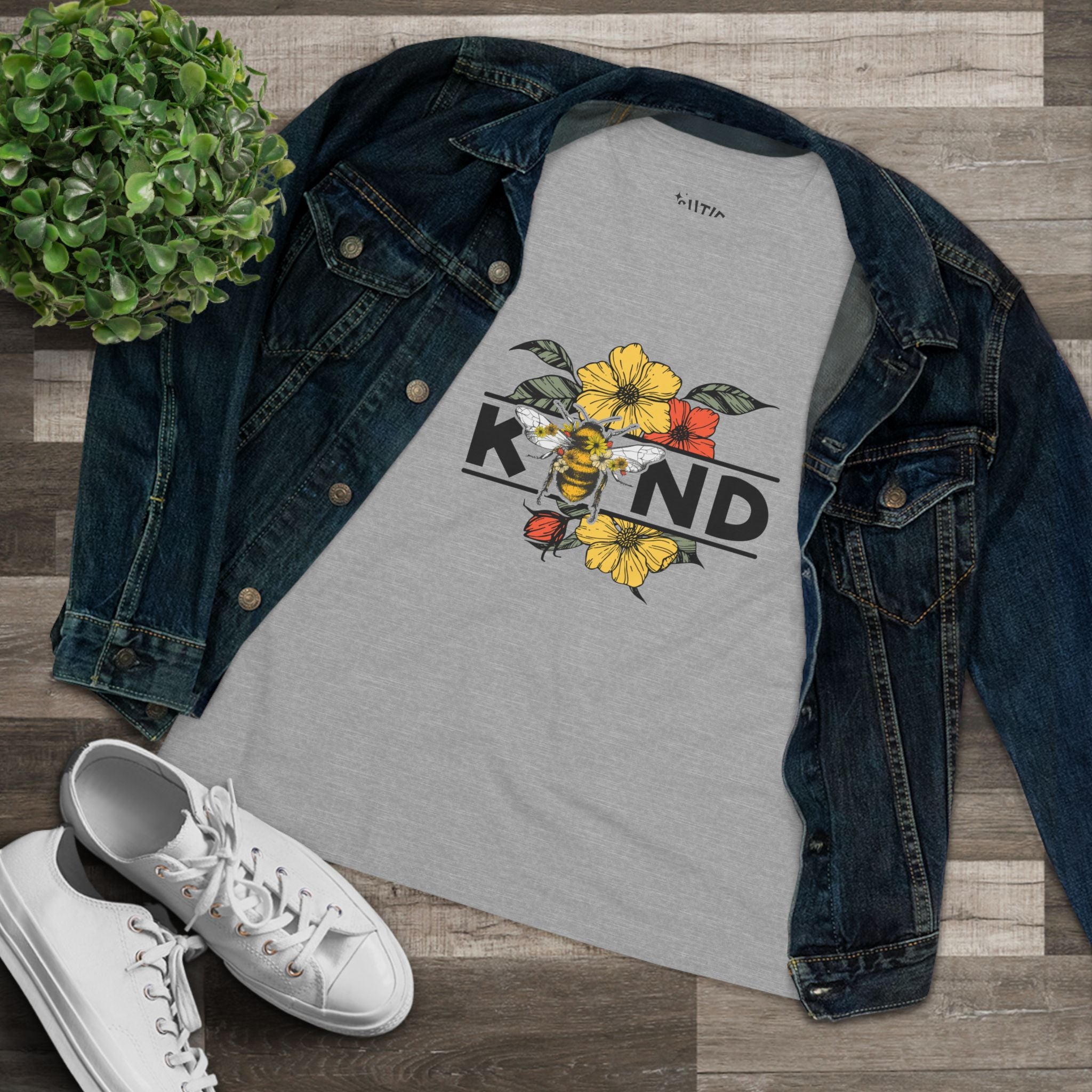 Be Kind Women's Tee - Honey Bee Inspirational Kindness Shirt