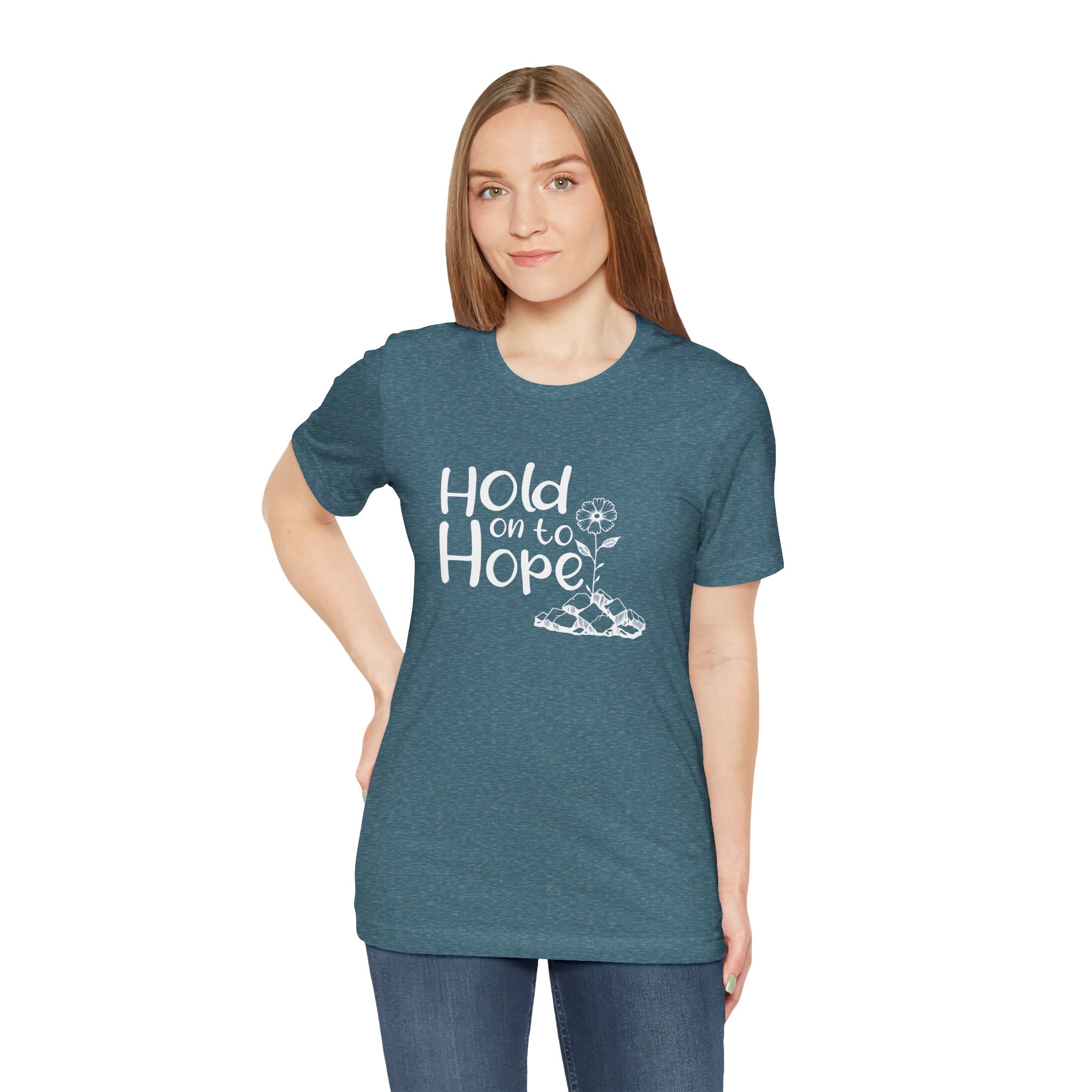Hope Tee, Motivational T-Shirt, Unisex Graphic Tee, Casual Wear, Gift for Friends, Encouragement Shirt