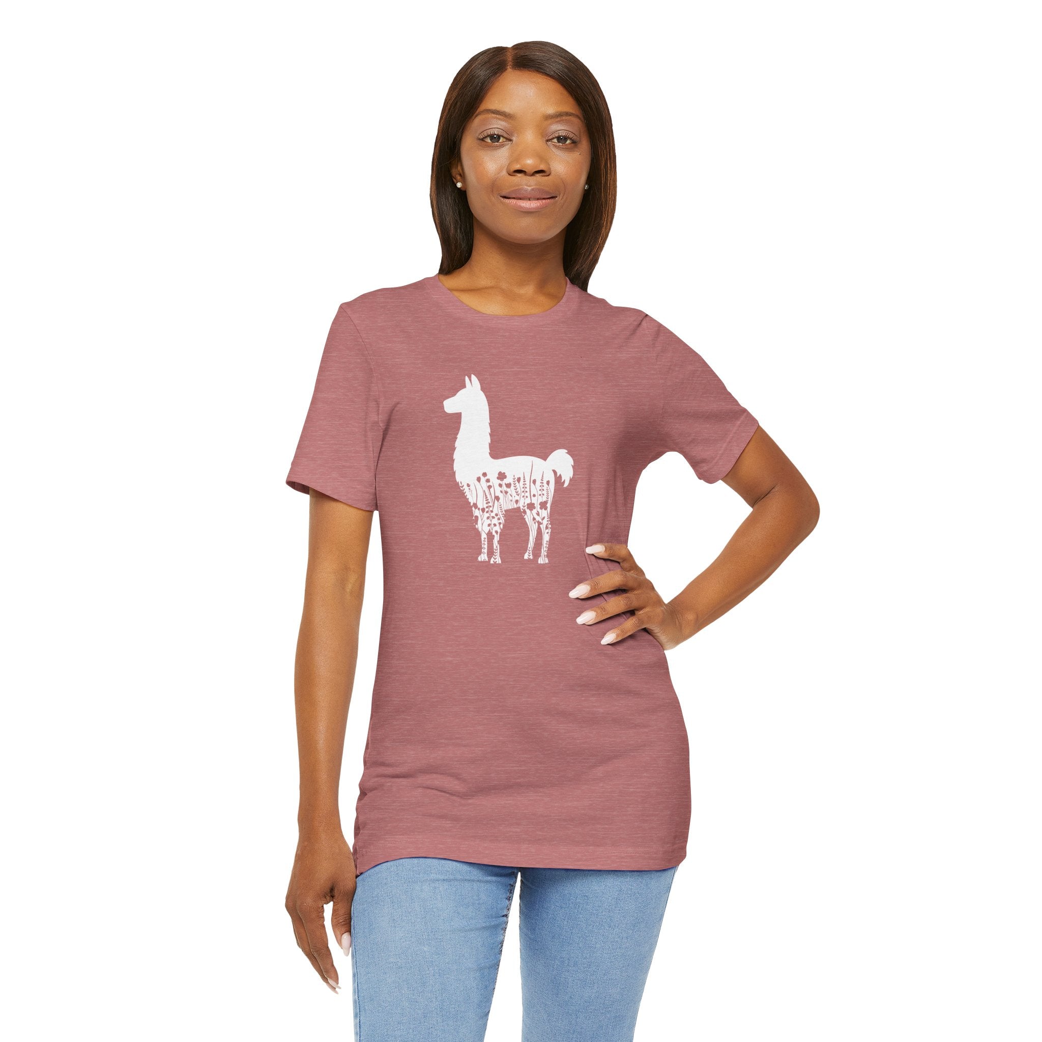Llama Lovers Short Sleeve Tee - Cute Graphic T-Shirt, Animal Apparel, Gift for Animal Lovers, Fun Casual Wear, Unisex Llama Tee