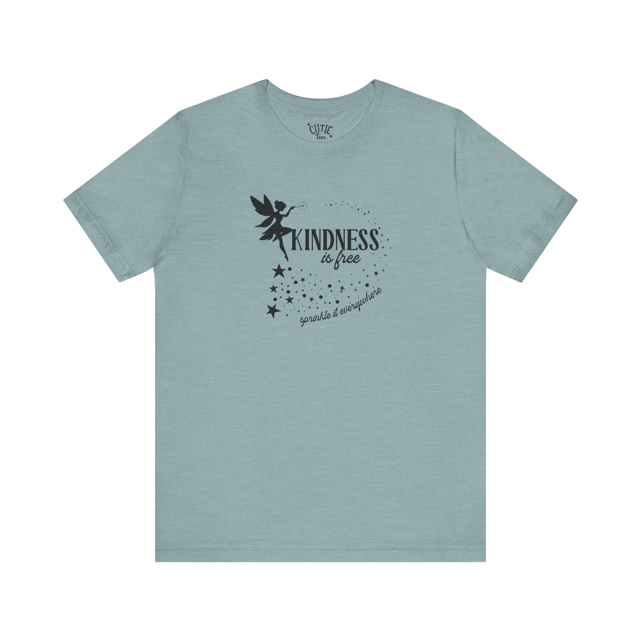 Kindness Is Free Fairy Unisex Tee, Inspirational T-Shirt, Positive Vibes Shirt, Gift for Friends and Family, Casual Wear, Kindness Apparel