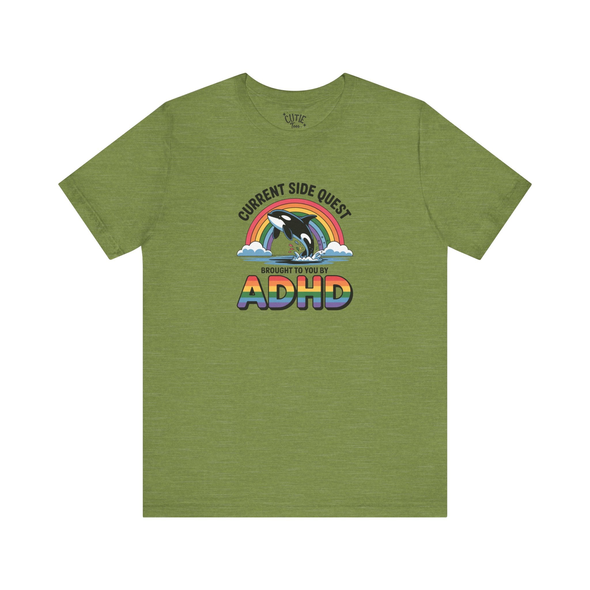 Sidequest Tee - Adhd rainbow whale