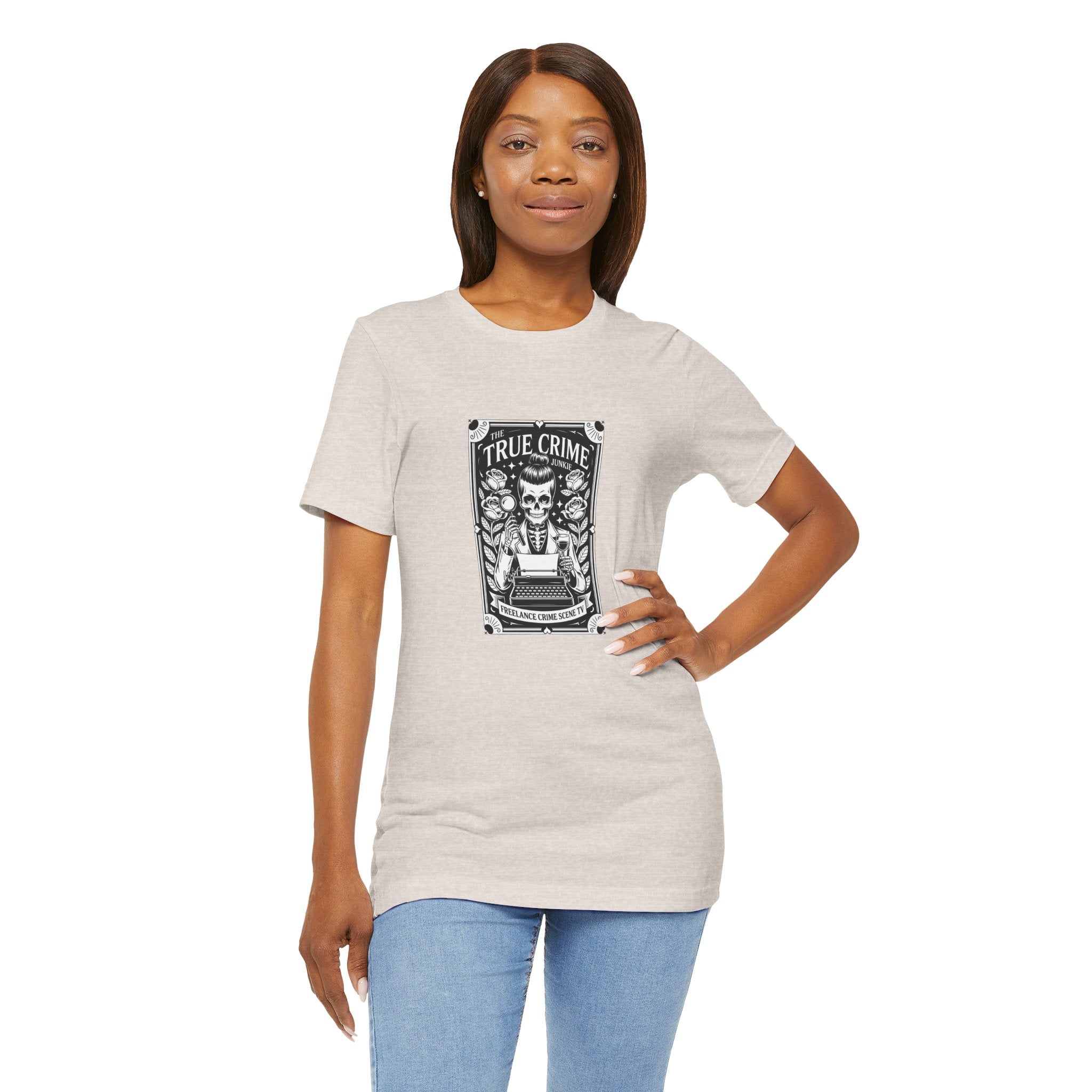 True Crime Tee – Vintage Tarot Graphic T-Shirt