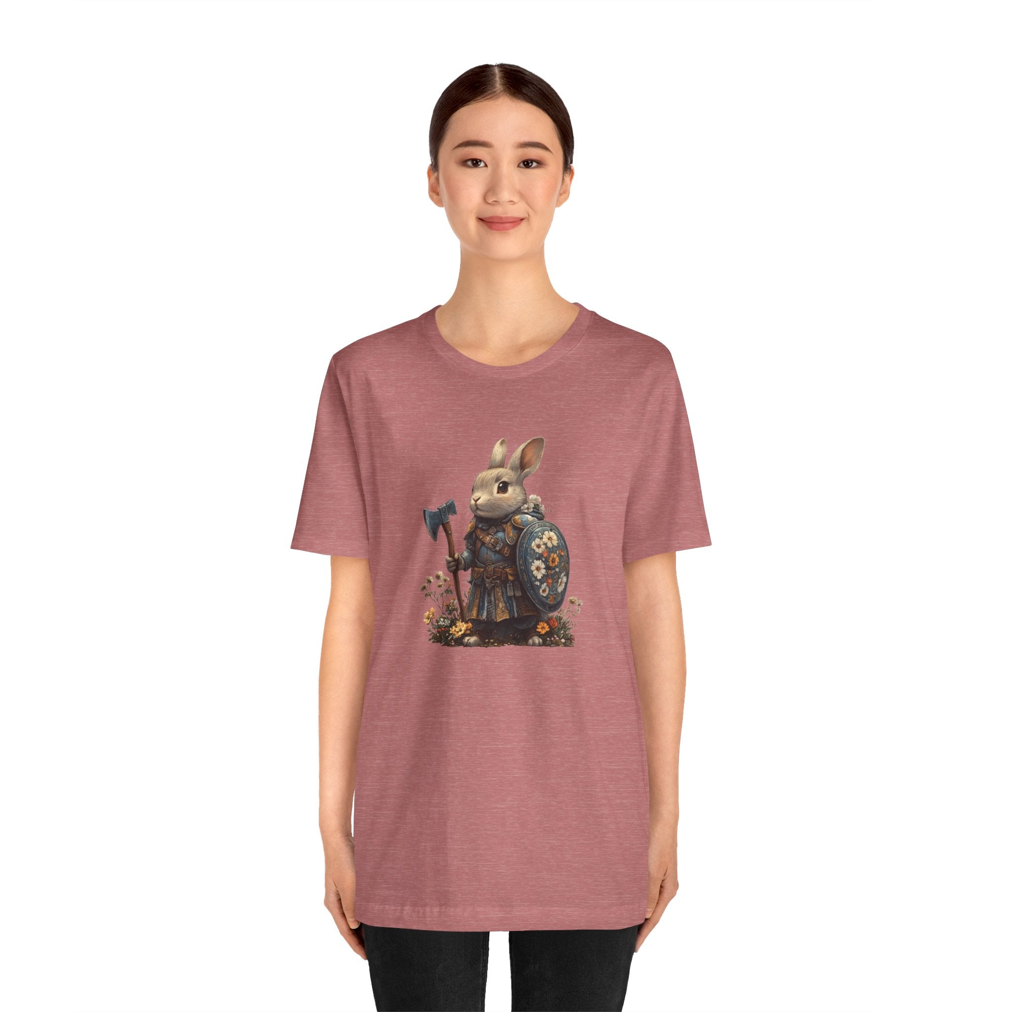 Warrior Rabbit Tee | Perfect for Animal Lovers, Gifts, Casual Wear, the Great Outdoors, and the Adventurous Spirit