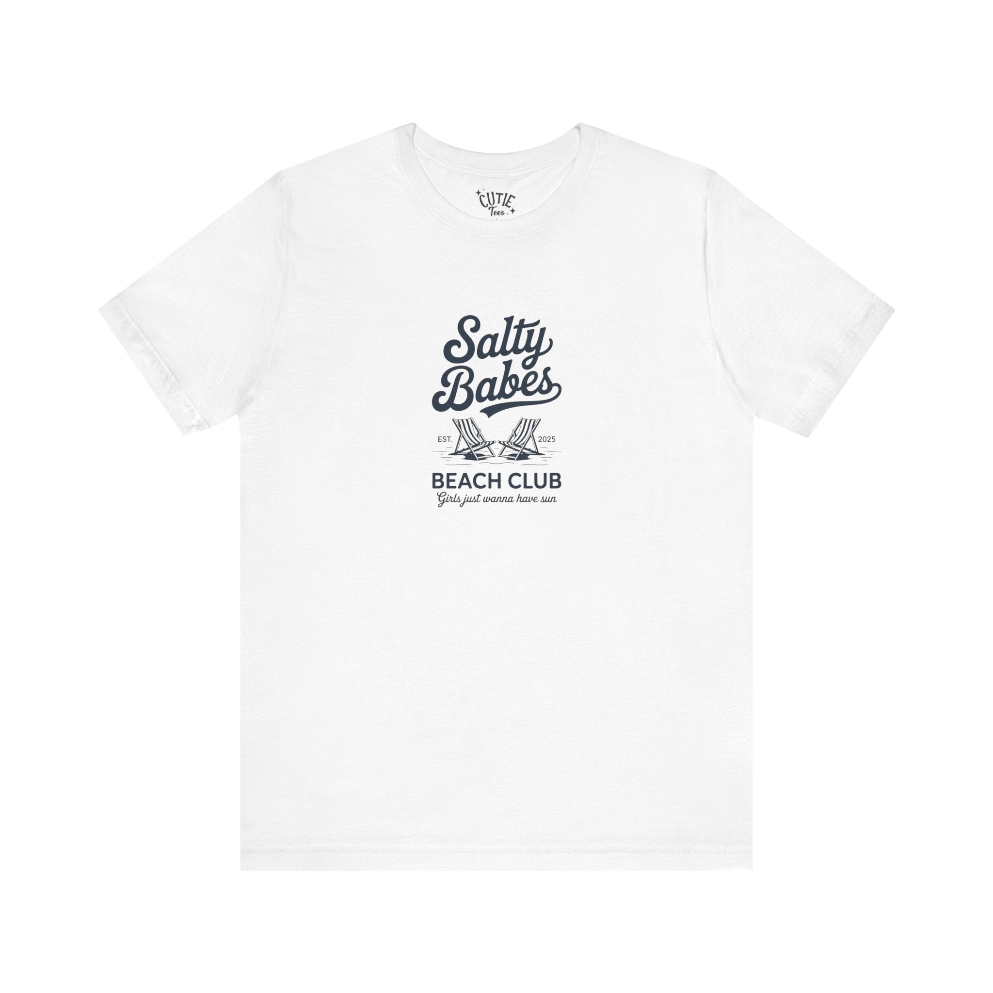 Salty Babes Beach Club Tee, Summer Vibes T-Shirt, Unisex Casual Wear, Beach Party Outfit, Vacation Essential, Gift for Her