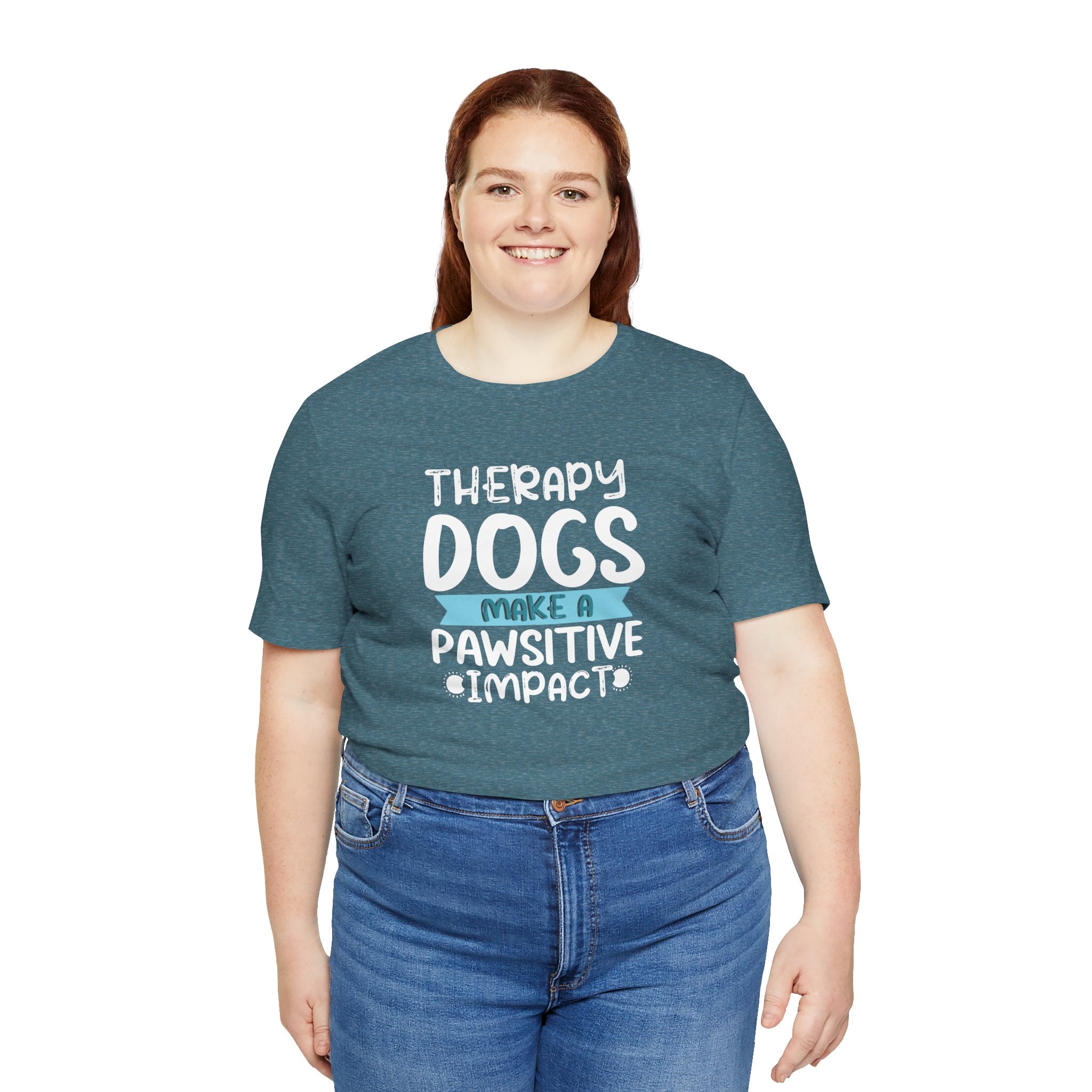 Therapy Dogs Impact Tee - Unisex Jersey Short Sleeve T-Shirt, Animal Lovers Gift, Dog Lovers Shirt, Volunteer Apparel, Pawsitive [...]