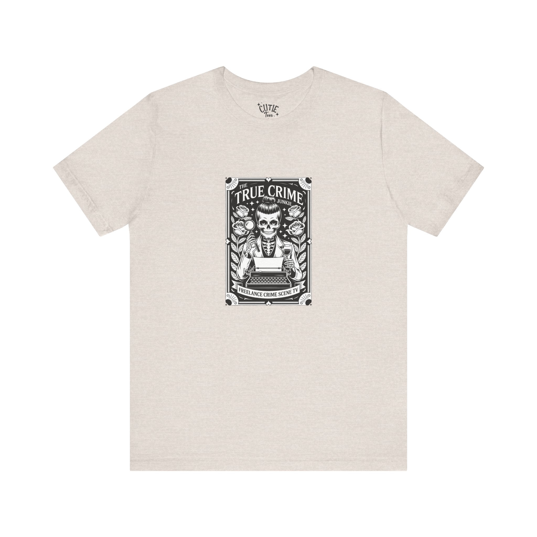 True Crime Tee – Vintage Tarot Graphic T-Shirt