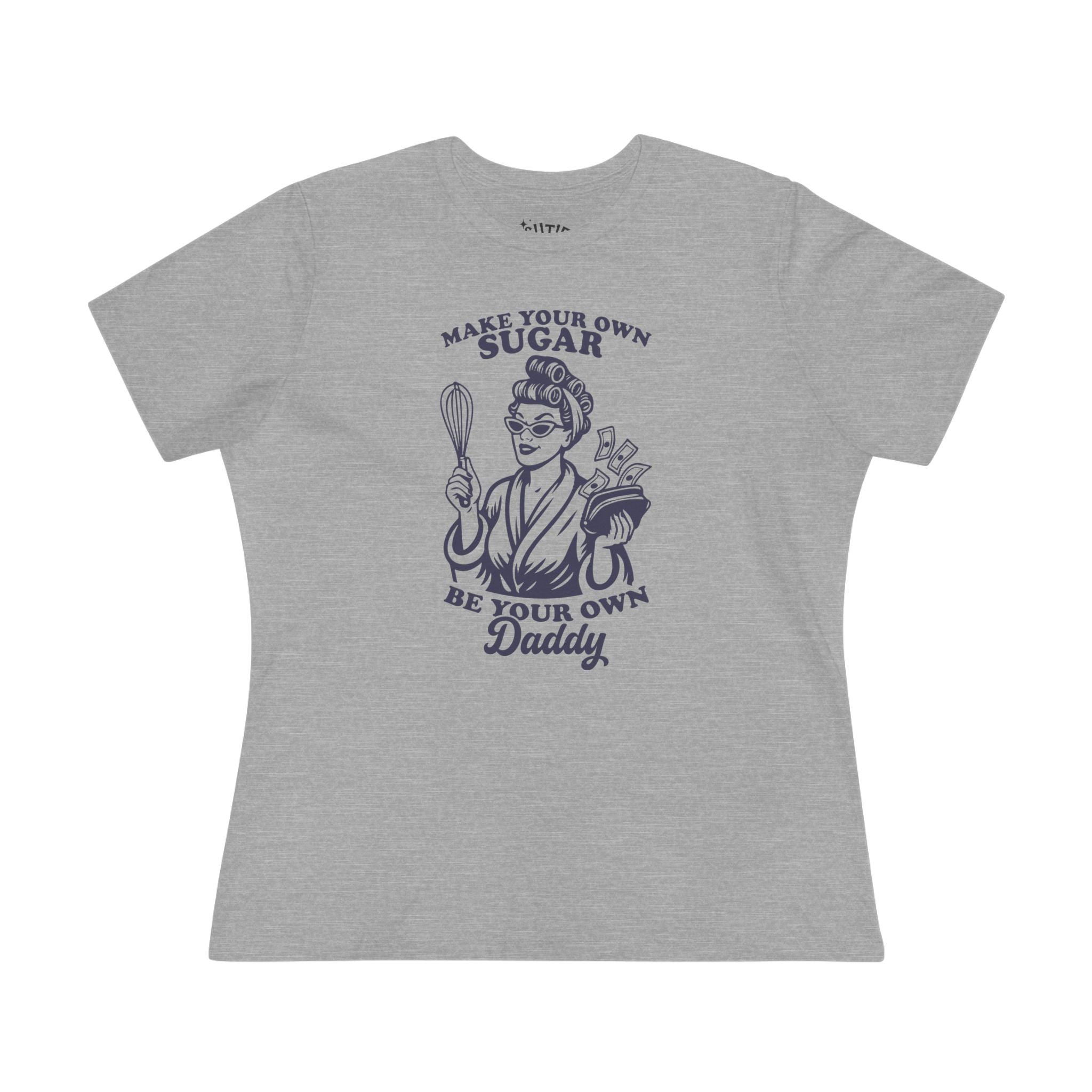 Make Your Own Sugar Whimsical Women's Cotton Tee - Funny Retro Design, Gift for Her, Birthday Present, Kitchen Humor, Casual Wear