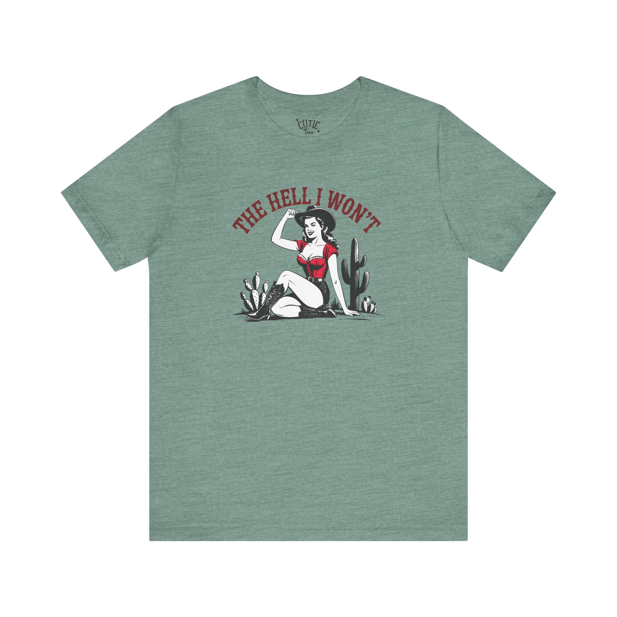 Bold Cowgirl Graphic Tee, Casual Shirt for Women, Vintage Style, Gift for Empowerment, Funny T-Shirt
