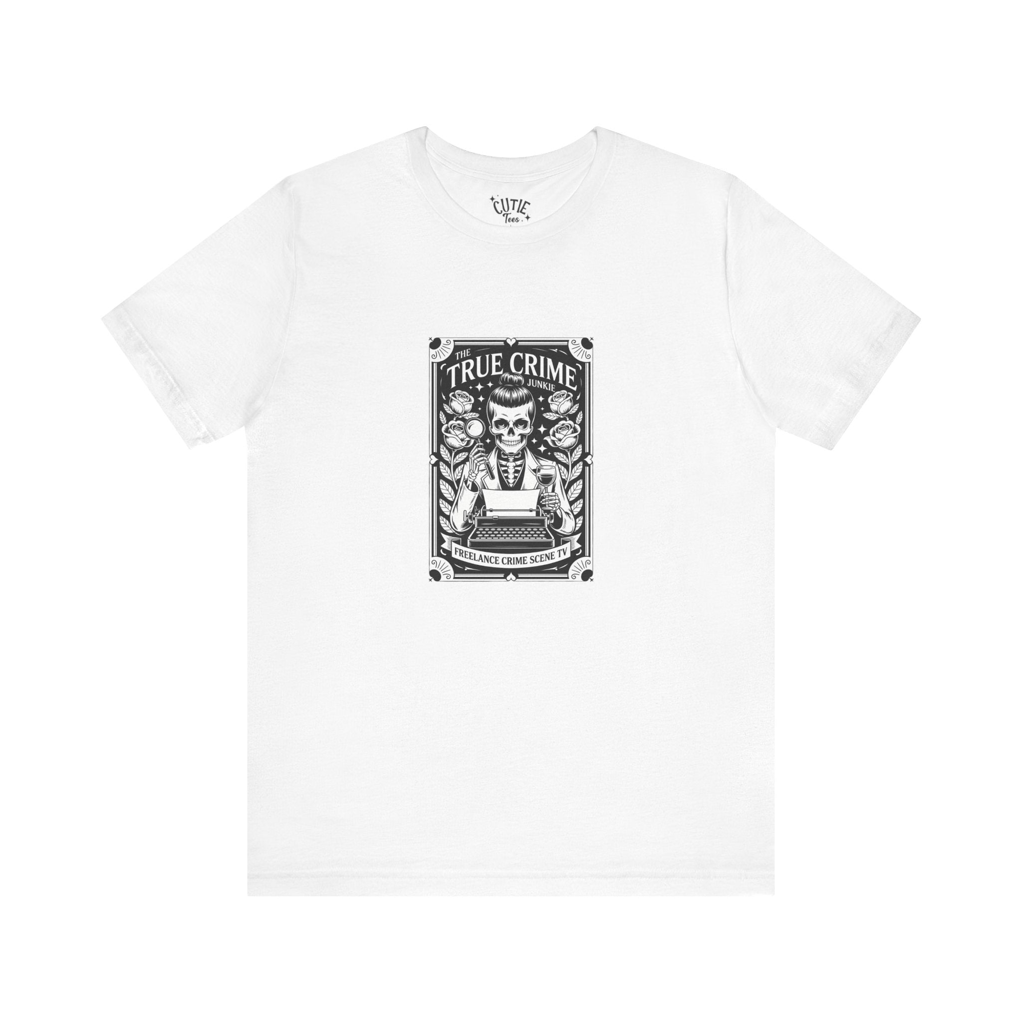 True Crime Tee – Vintage Tarot Graphic T-Shirt