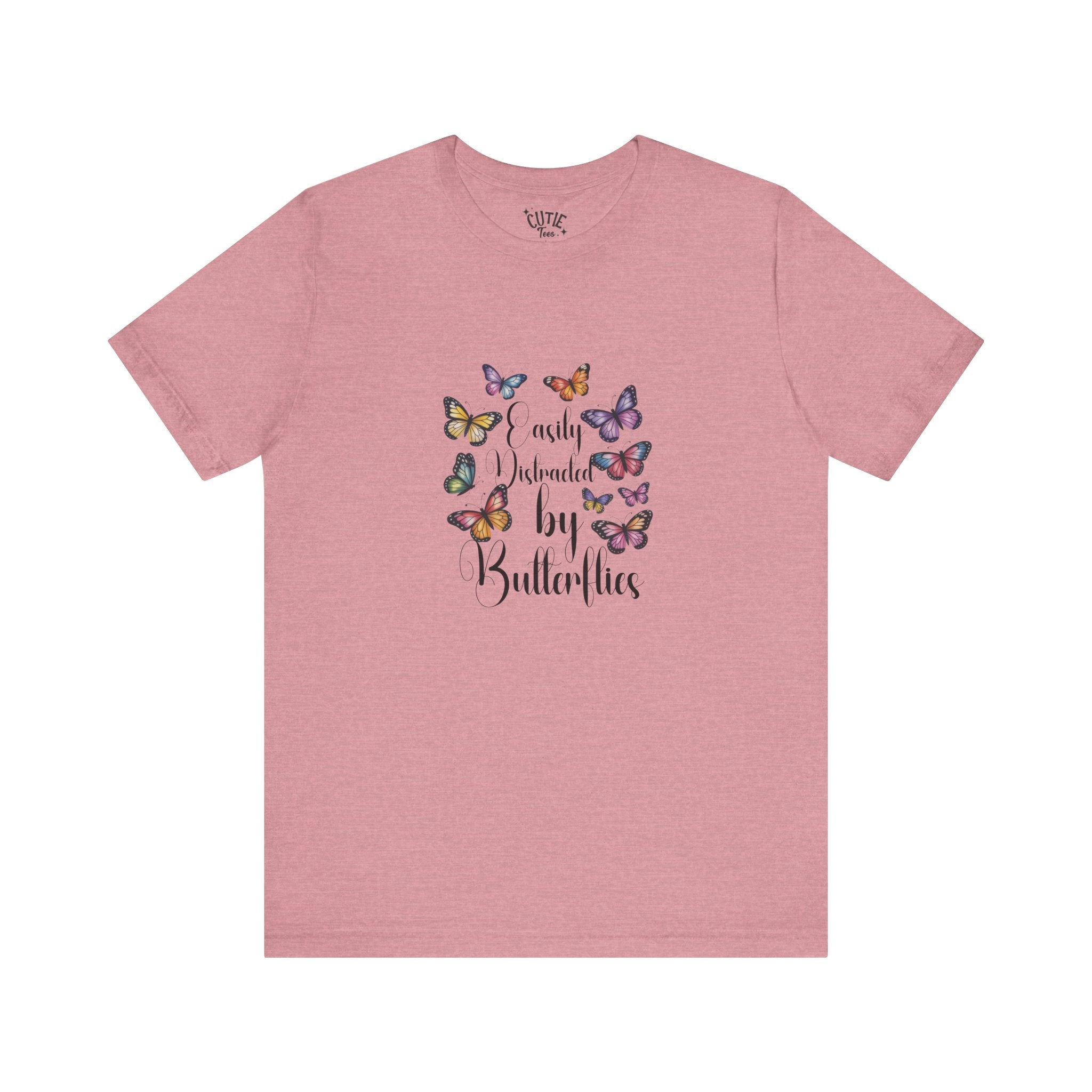 Distracted by Butterflies T-Shirt, Nature Lover Gift, Inspirational Tee, Casual Wear, Spring Fashion, Birthday Present