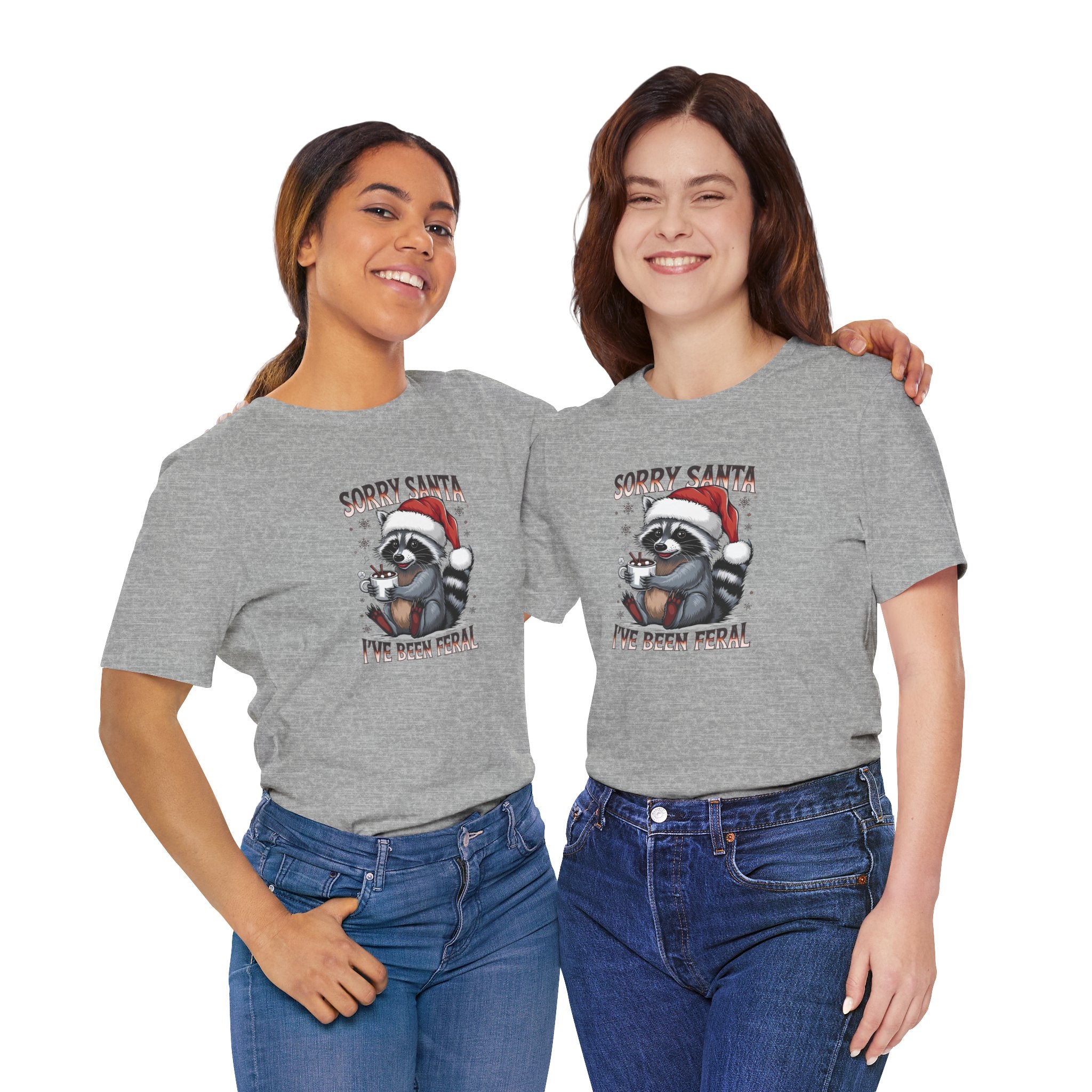Sorry Santa Feral Raccoon Tee | Funny Christmas T-Shirt, Unisex Holiday Shirt, Gift for Animal Lovers, Fun Winter Apparel, Cute Santa [...]