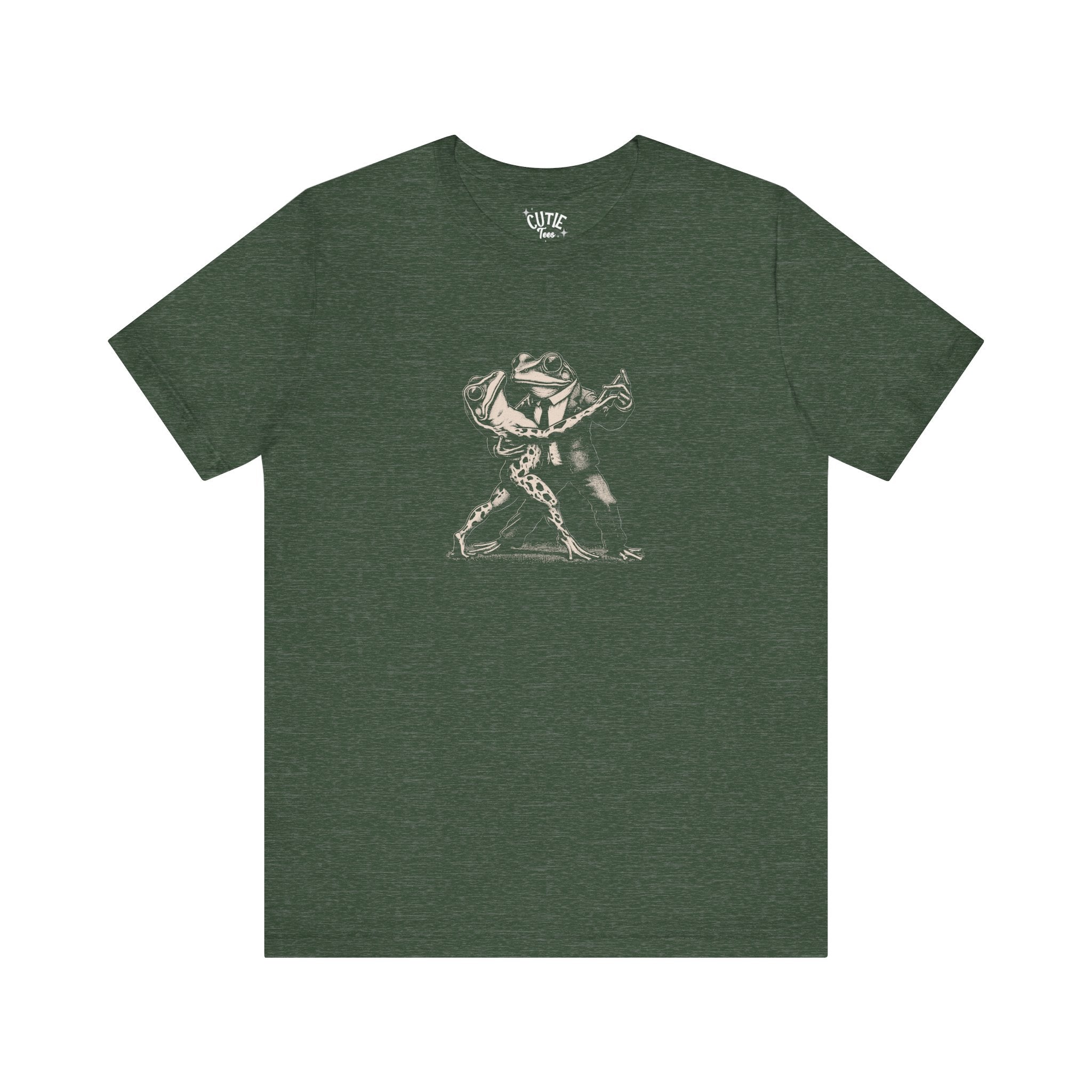 Frog Tango Graphic Tee, Casual Wear, Unisex Clothing, Unique Gift, Everyday Essentials, Perfect for Parties
