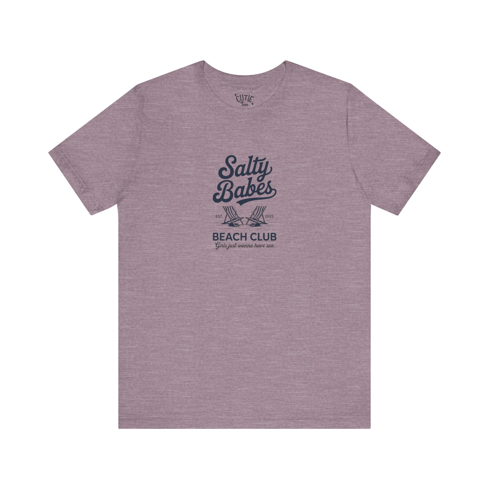 Salty Babes Beach Club Tee, Summer Vibes T-Shirt, Unisex Casual Wear, Beach Party Outfit, Vacation Essential, Gift for Her