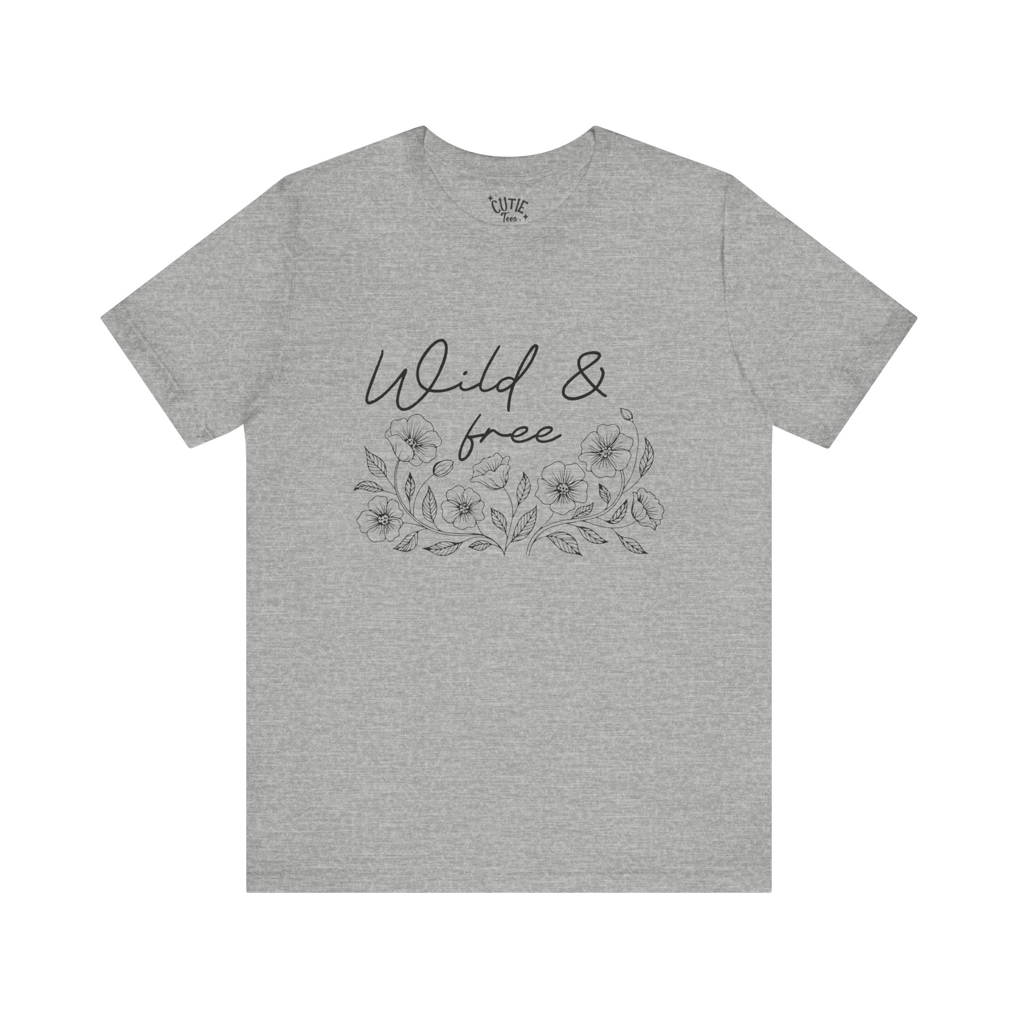 Wild & Free Tee - Nature-Inspired Graphic Shirt, Eco-Friendly Fashion, Casual Wear, Gift for Nature Lovers, Bohemian Style