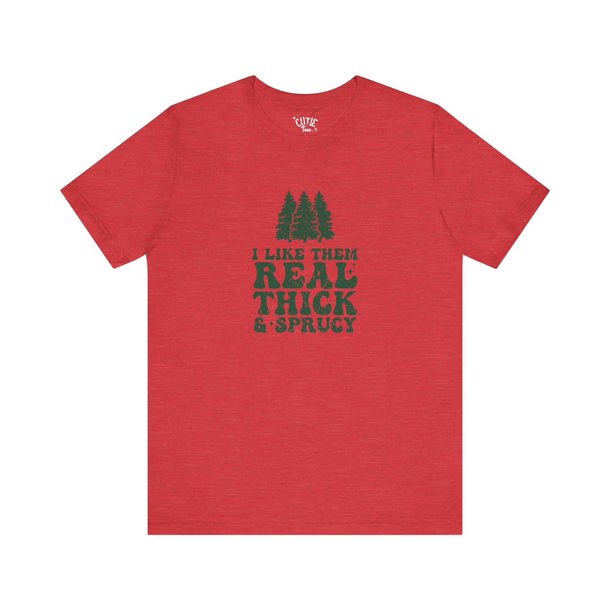 Real Thick & Sprucy Tee, Funny Nature Lover Shirt, Gift for Outdoorsy Friends, Unisex T-Shirt for Camping, Tree Lover Apparel, Earth [...]