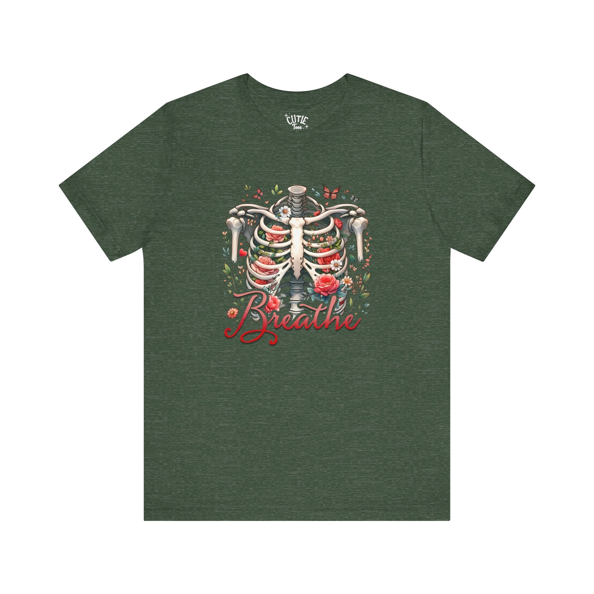 Breathe Ribcage Floral Tee
