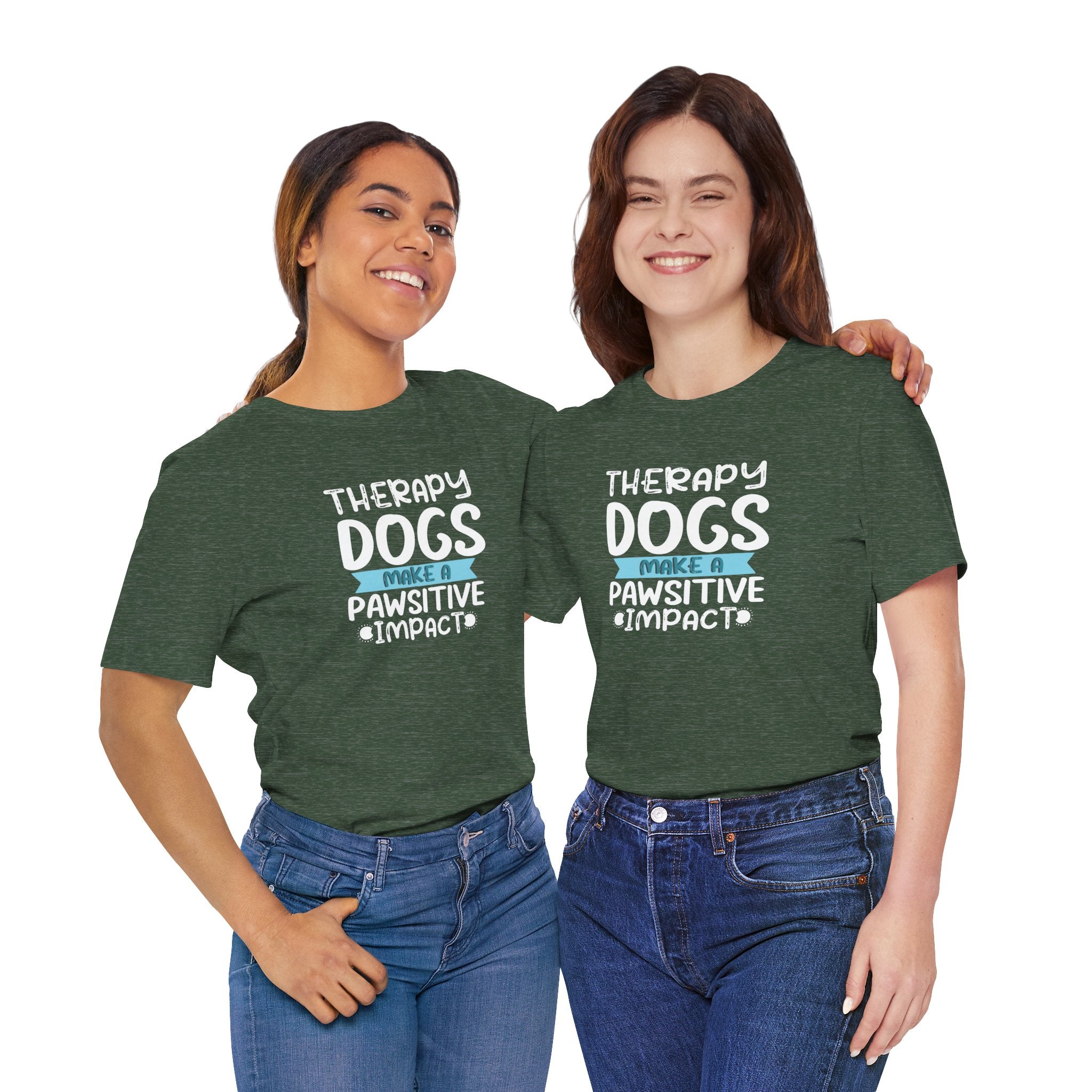 Therapy Dogs Impact Tee - Unisex Jersey Short Sleeve T-Shirt, Animal Lovers Gift, Dog Lovers Shirt, Volunteer Apparel, Pawsitive [...]
