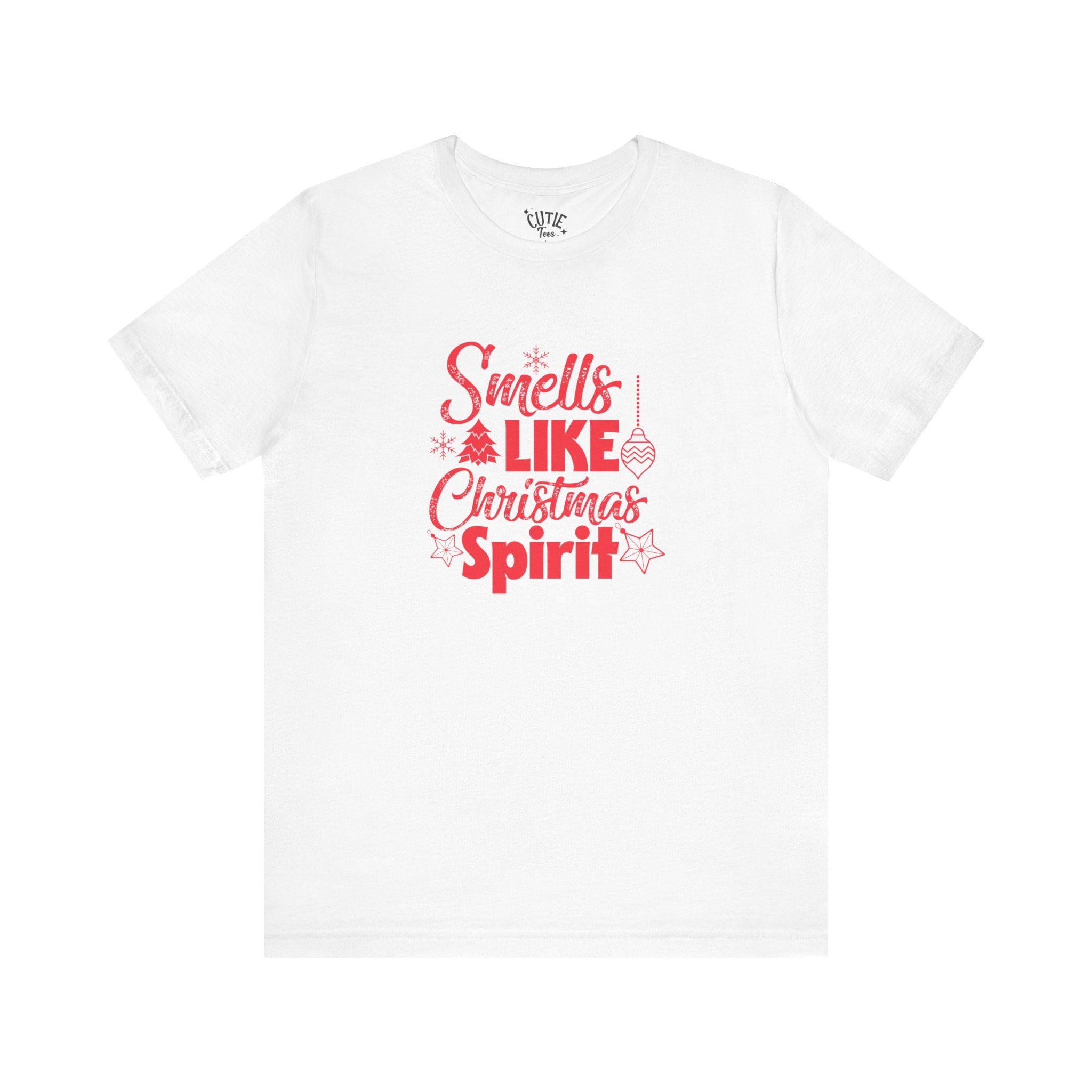 Holiday Spirit Tee - Unisex Short Sleeve T-Shirt, Christmas Gift, Fun Holiday Wear, Casual Tee, Unique Xmas Apparel