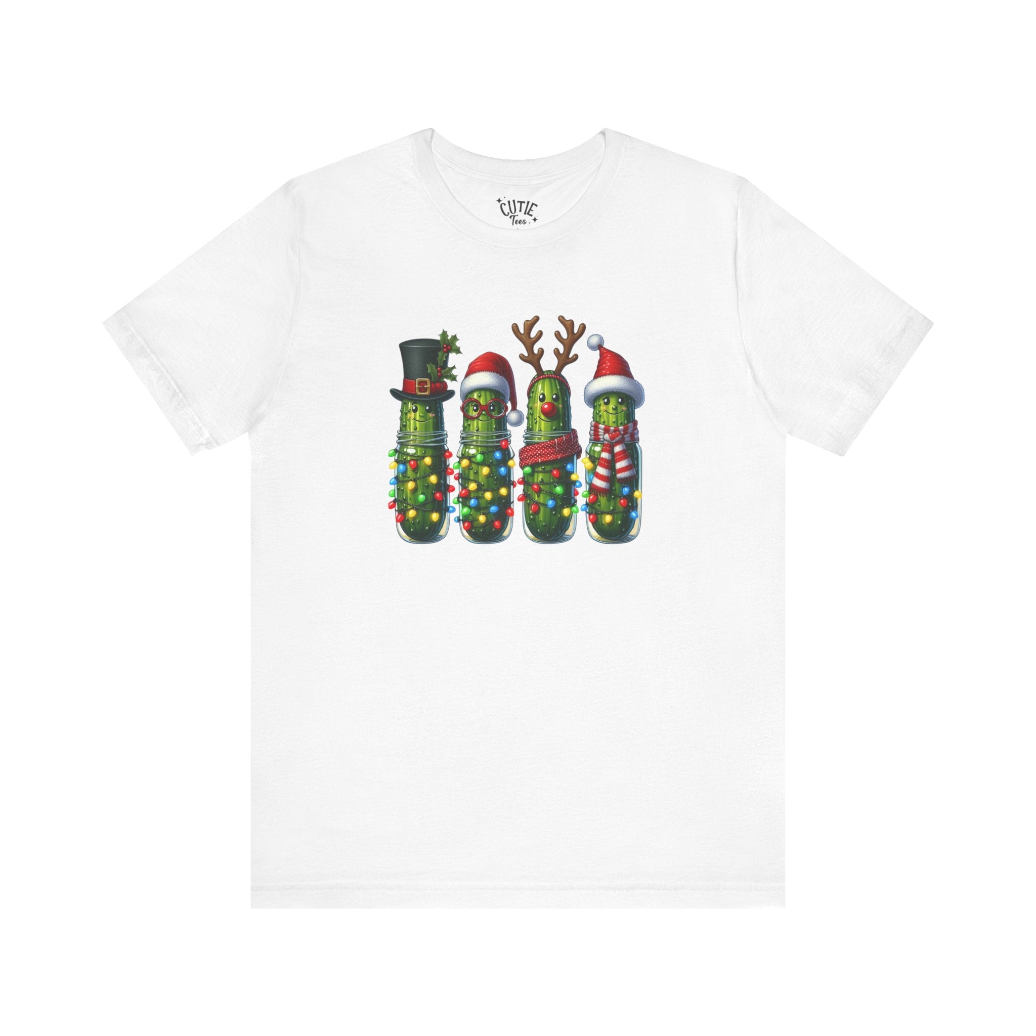 Holiday Pickle Tee, Funny Christmas T-Shirt, Unisex Gift, Festive Apparel, Quirky Holiday Top, Unique Holiday Wear
