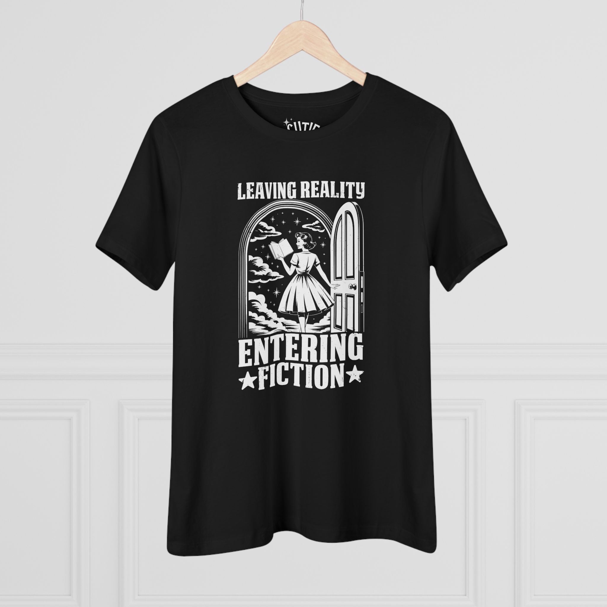 Fictional Escape Cotton Tee, Unisex Graphic T-Shirt, Fantasy Lover's Tee, Gift for Book Lovers, Casual Wear, Literary Apparel