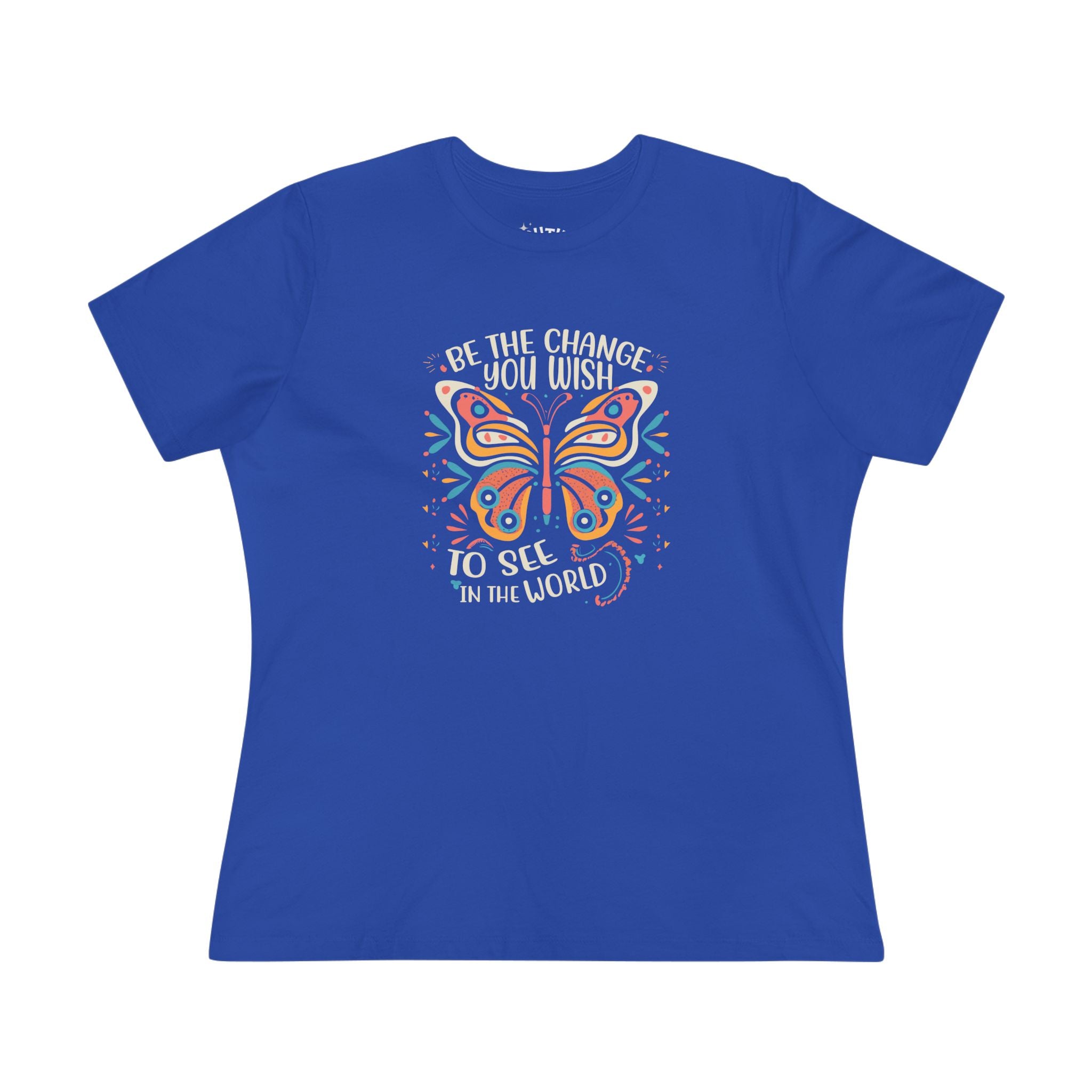 Be the Change Women's Cotton Tee - Inspirational T-Shirt for Social Advocates, Motivational Gift for Women, Casual Wear, Eco-Friendly [...]