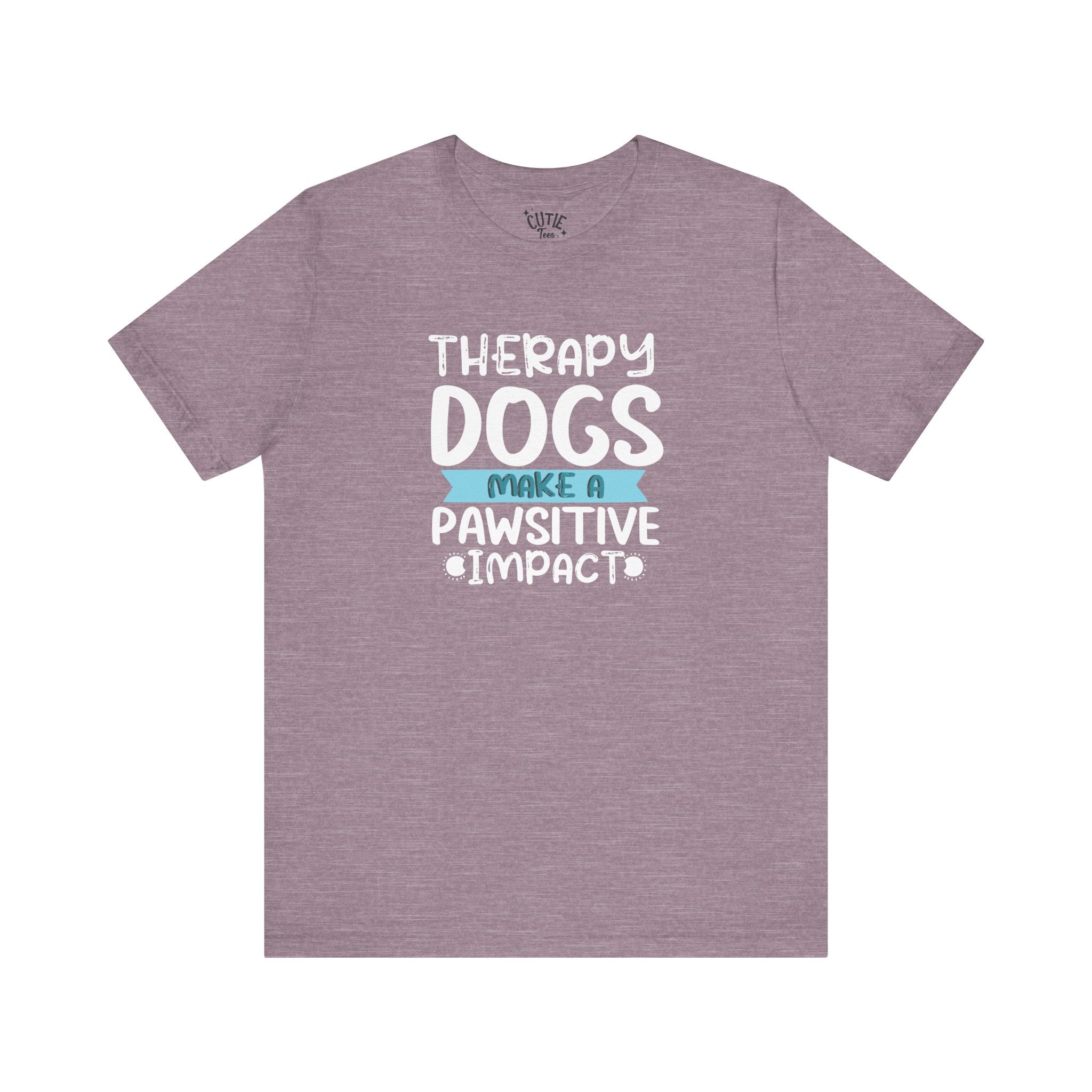 Therapy Dogs Impact Tee - Unisex Jersey Short Sleeve T-Shirt, Animal Lovers Gift, Dog Lovers Shirt, Volunteer Apparel, Pawsitive [...]