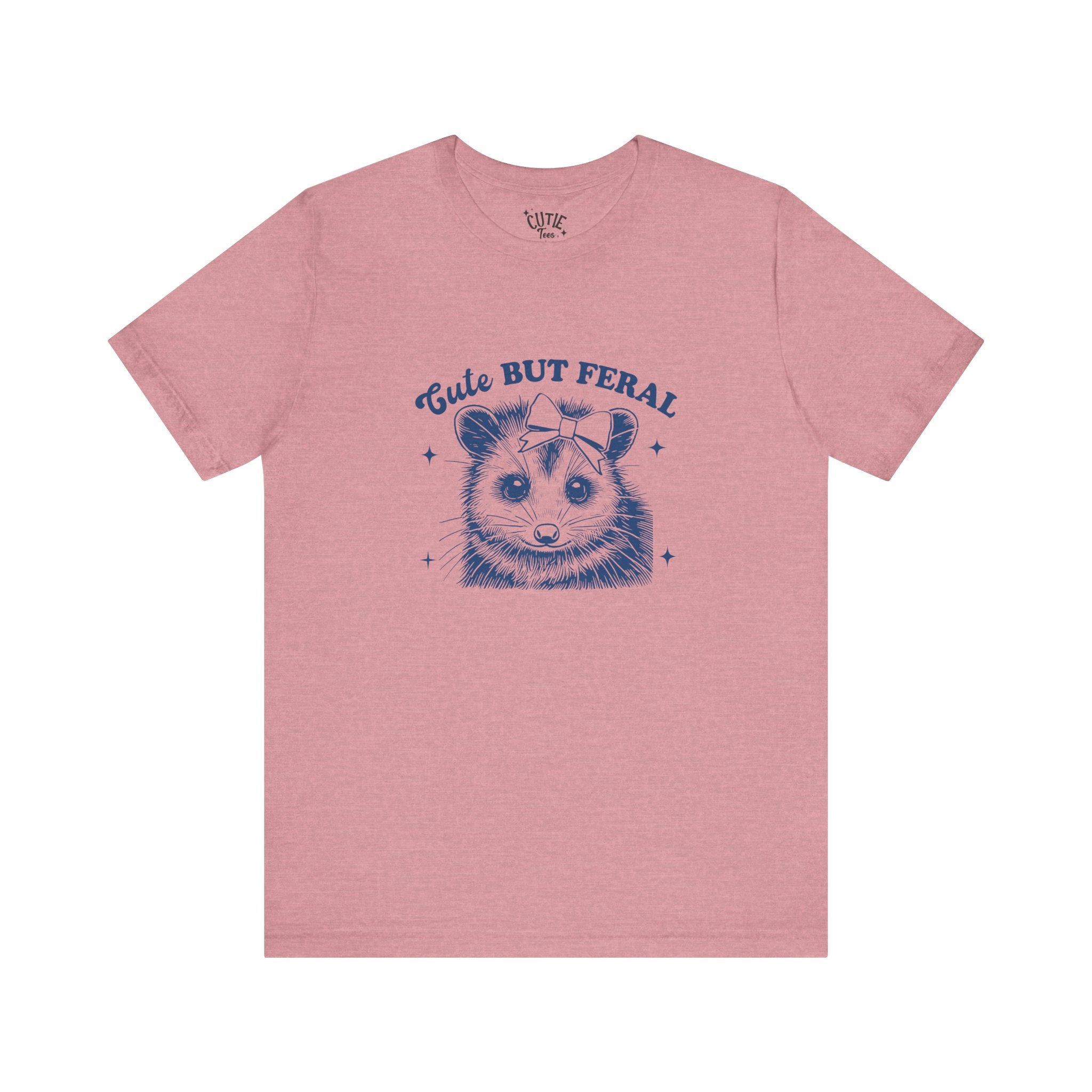 Cute But Feral Tee - Retro Possum