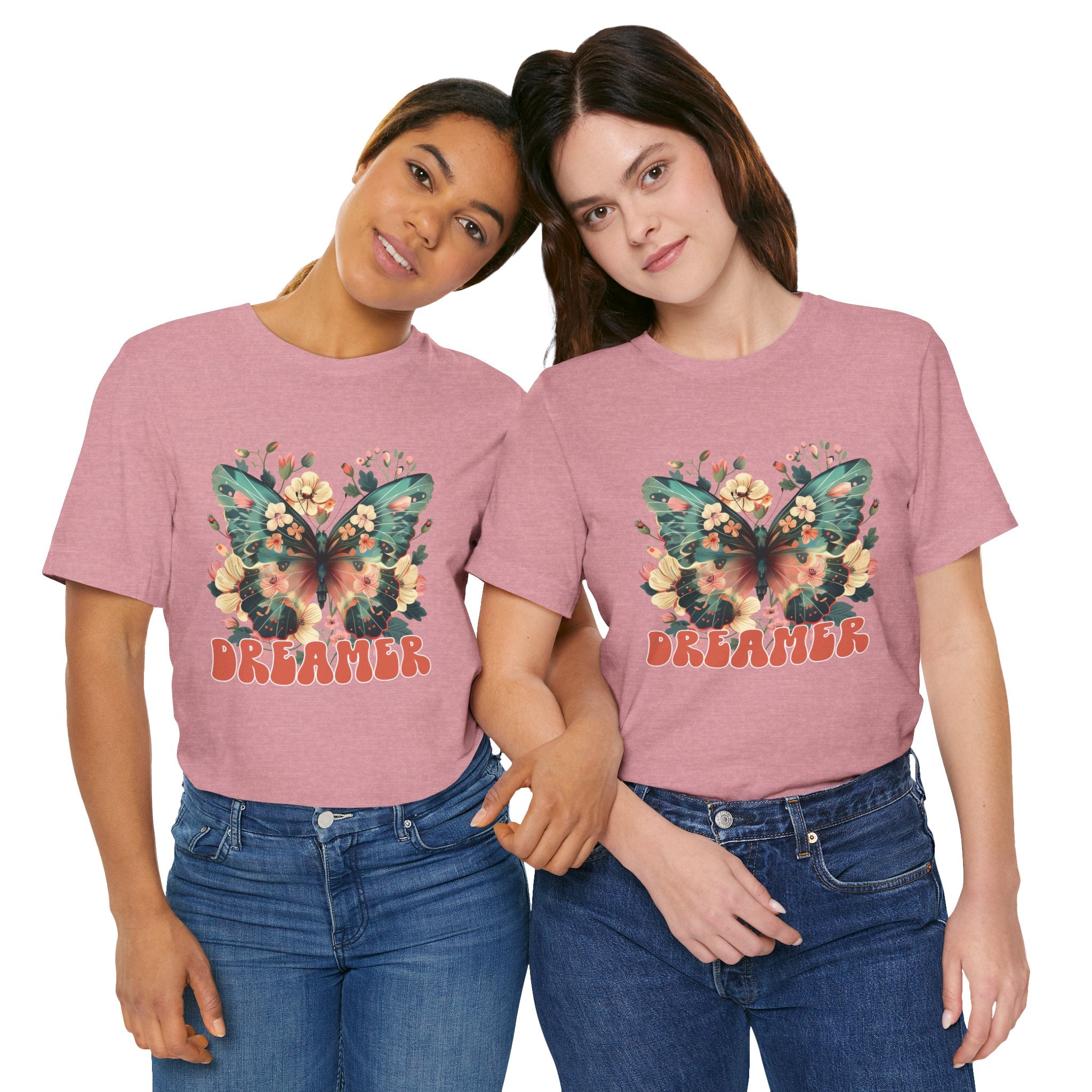 Boho Butterfly Tee - Unisex Jersey Short Sleeve