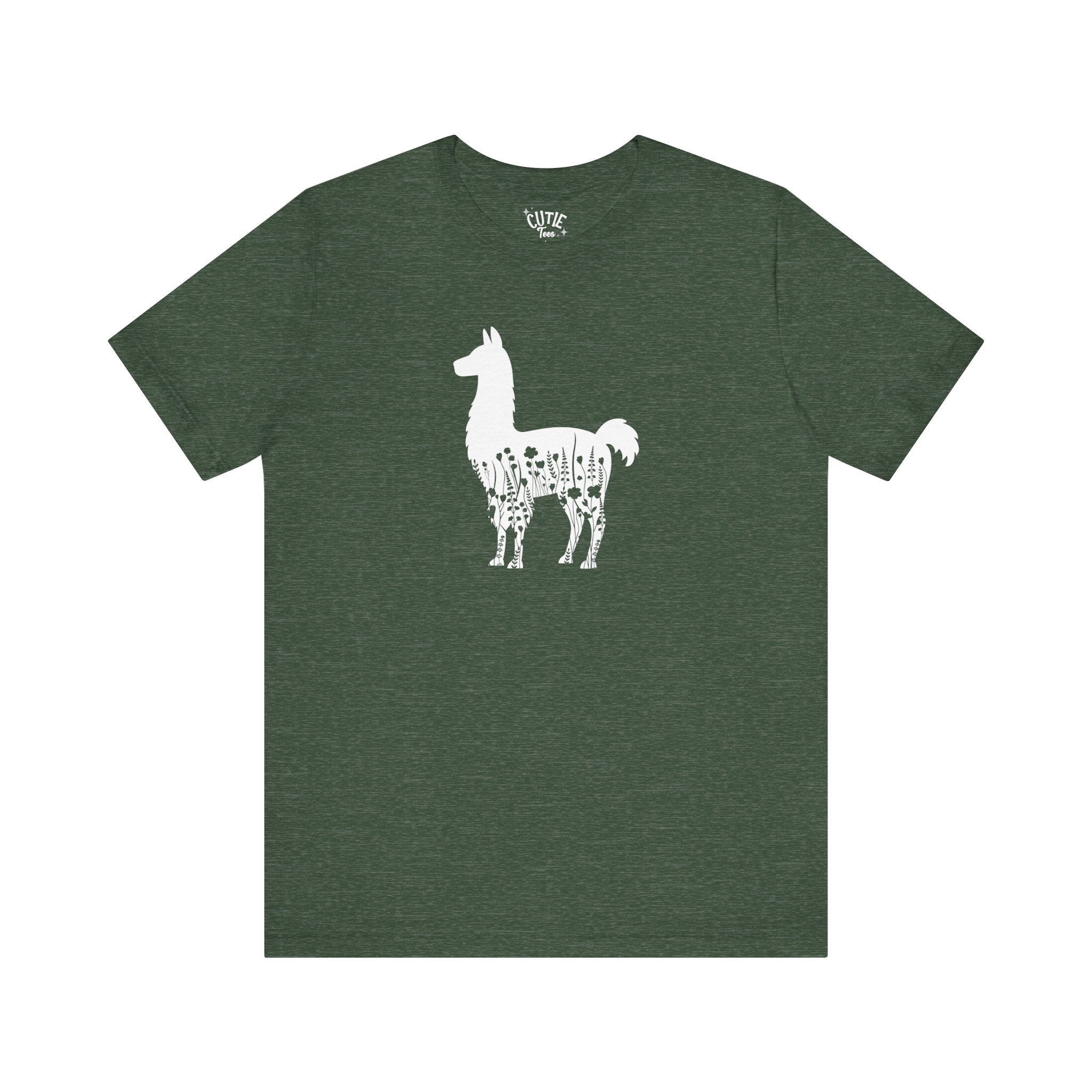 Llama Lovers Short Sleeve Tee - Cute Graphic T-Shirt, Animal Apparel, Gift for Animal Lovers, Fun Casual Wear, Unisex Llama Tee