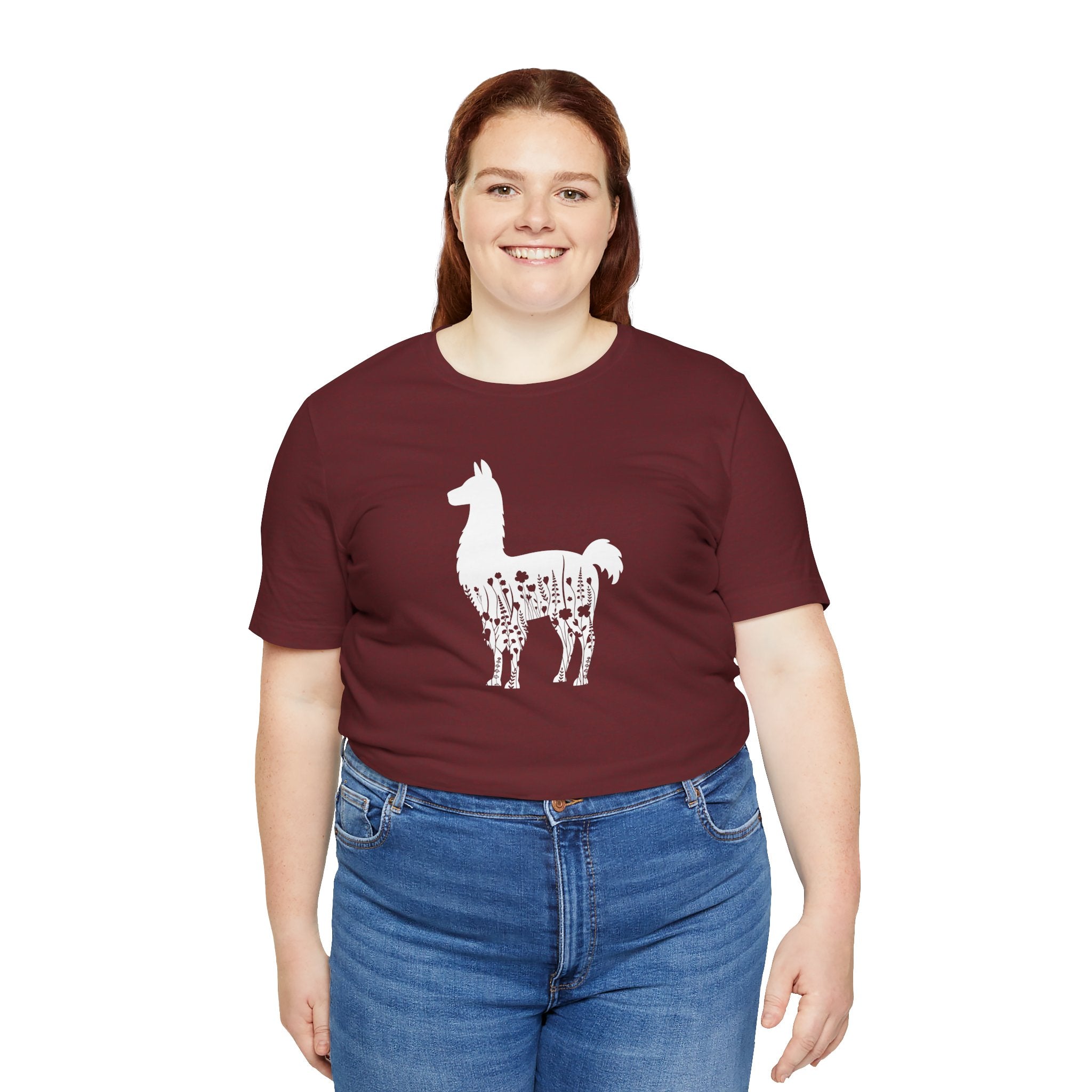 Llama Lovers Short Sleeve Tee - Cute Graphic T-Shirt, Animal Apparel, Gift for Animal Lovers, Fun Casual Wear, Unisex Llama Tee