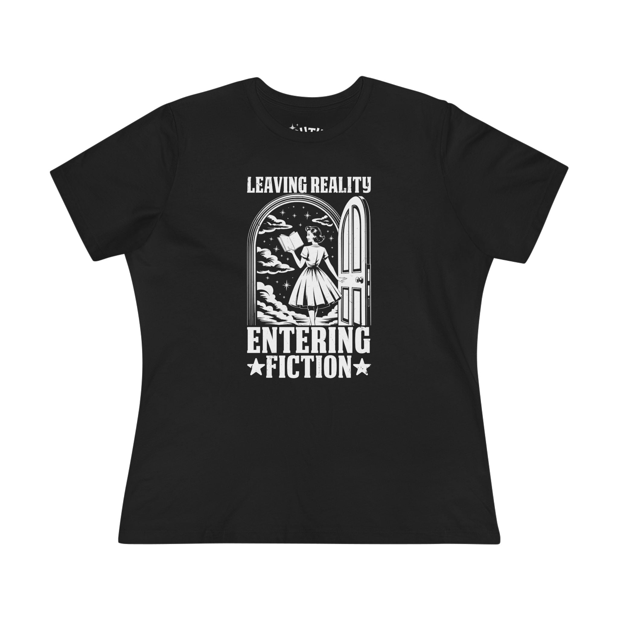 Fictional Escape Cotton Tee, Unisex Graphic T-Shirt, Fantasy Lover's Tee, Gift for Book Lovers, Casual Wear, Literary Apparel