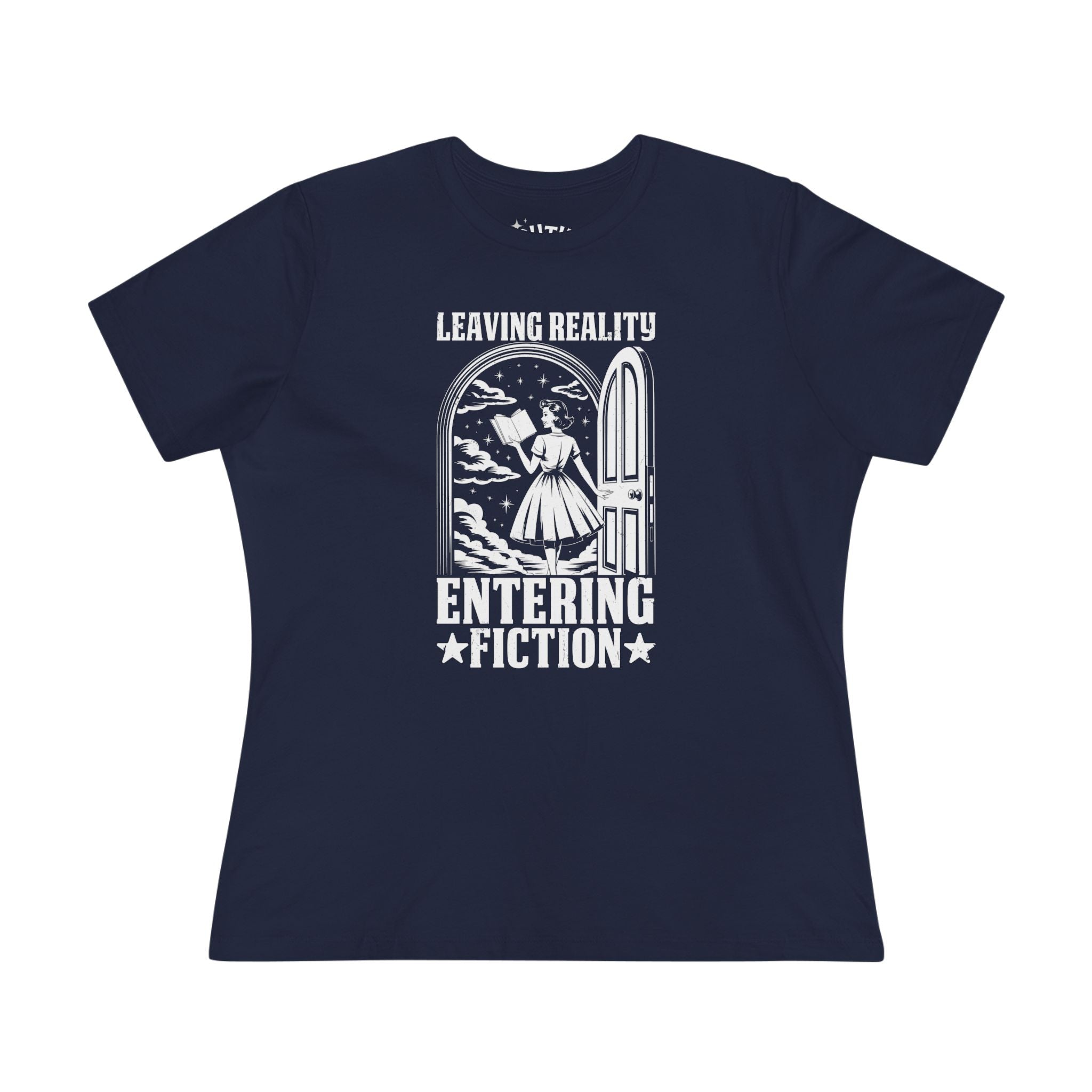 Fictional Escape Cotton Tee, Unisex Graphic T-Shirt, Fantasy Lover's Tee, Gift for Book Lovers, Casual Wear, Literary Apparel