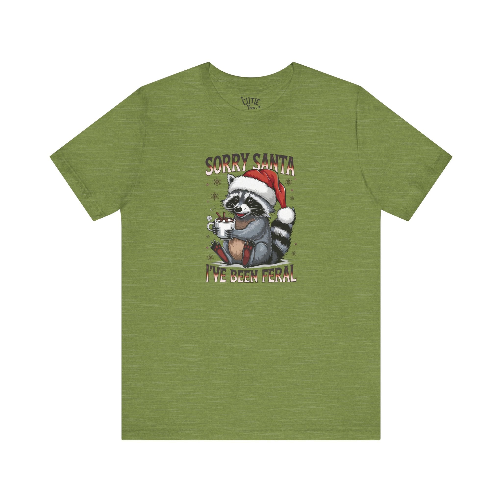 Sorry Santa Feral Raccoon Tee | Funny Christmas T-Shirt, Unisex Holiday Shirt, Gift for Animal Lovers, Fun Winter Apparel, Cute Santa [...]