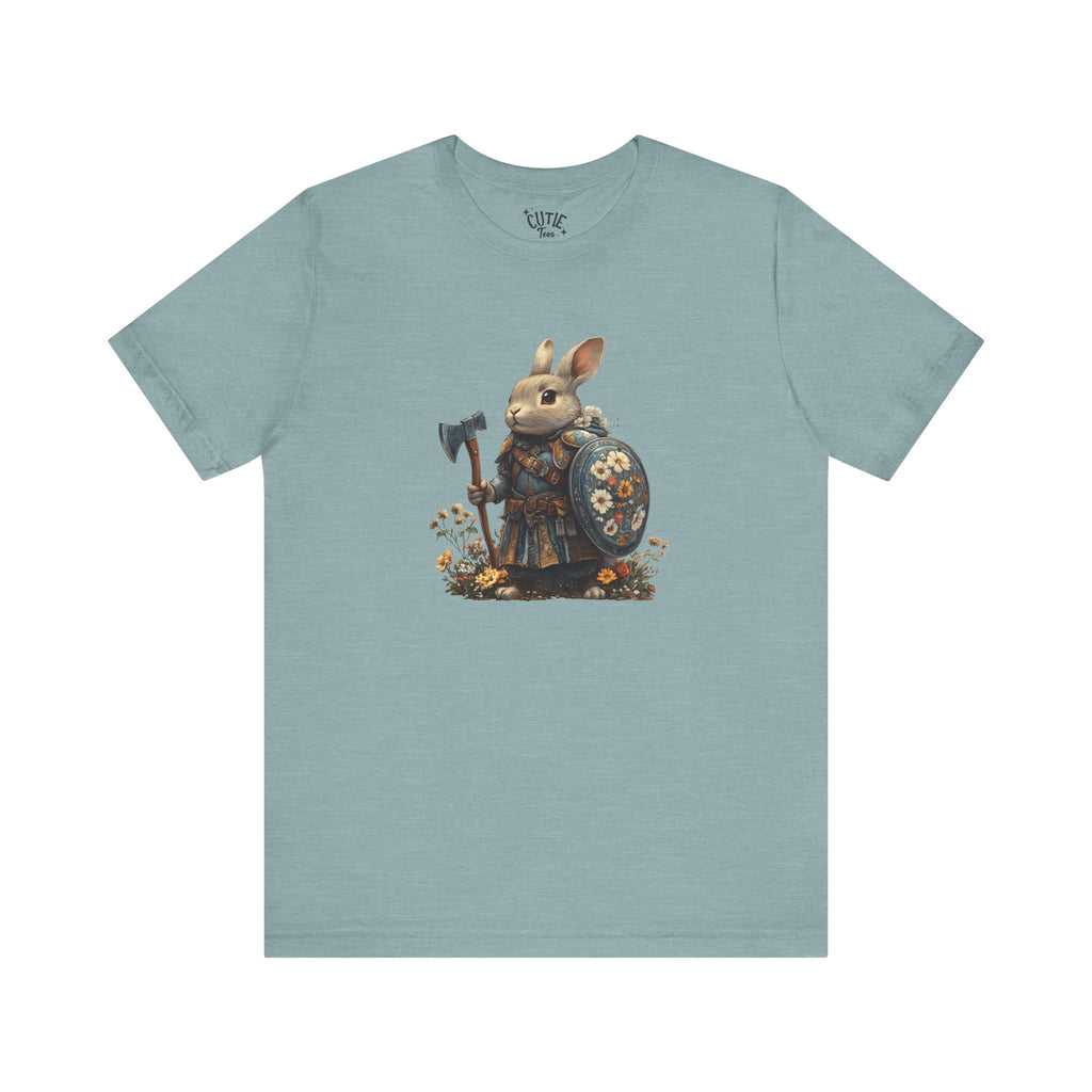 Warrior Rabbit Tee | Perfect for Animal Lovers, Gifts, Casual Wear, the Great Outdoors, and the Adventurous Spirit