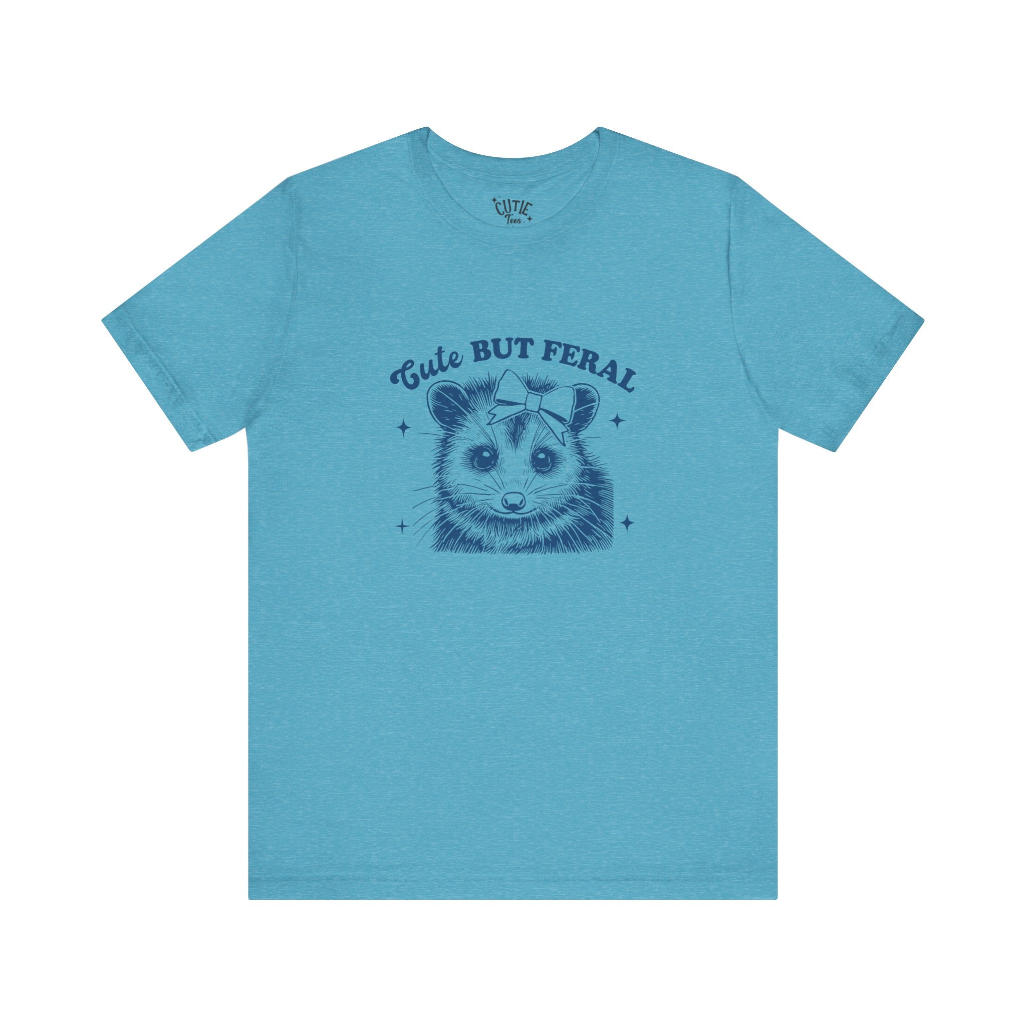 Cute But Feral Tee - Retro Possum