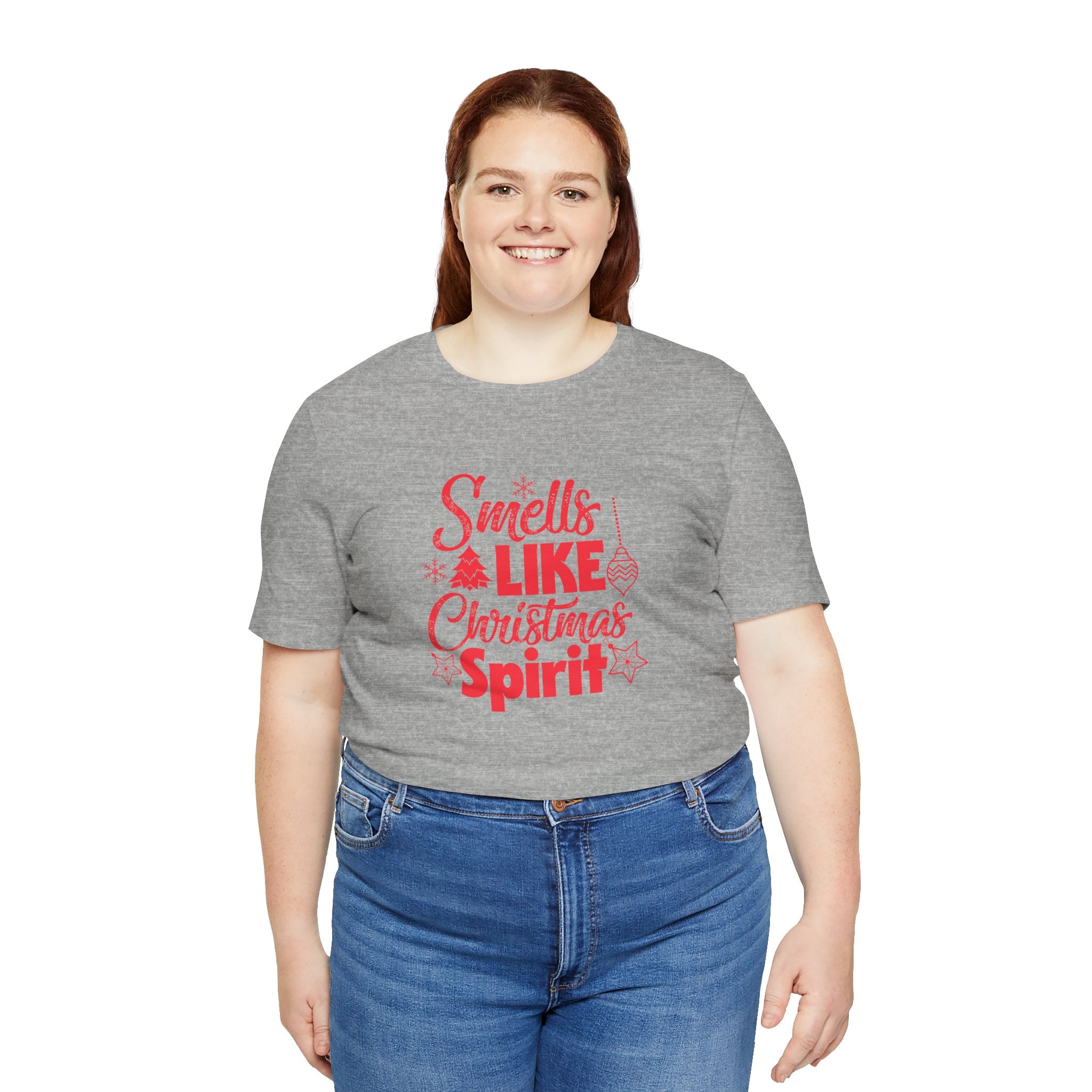 Holiday Spirit Tee - Unisex Short Sleeve T-Shirt, Christmas Gift, Fun Holiday Wear, Casual Tee, Unique Xmas Apparel