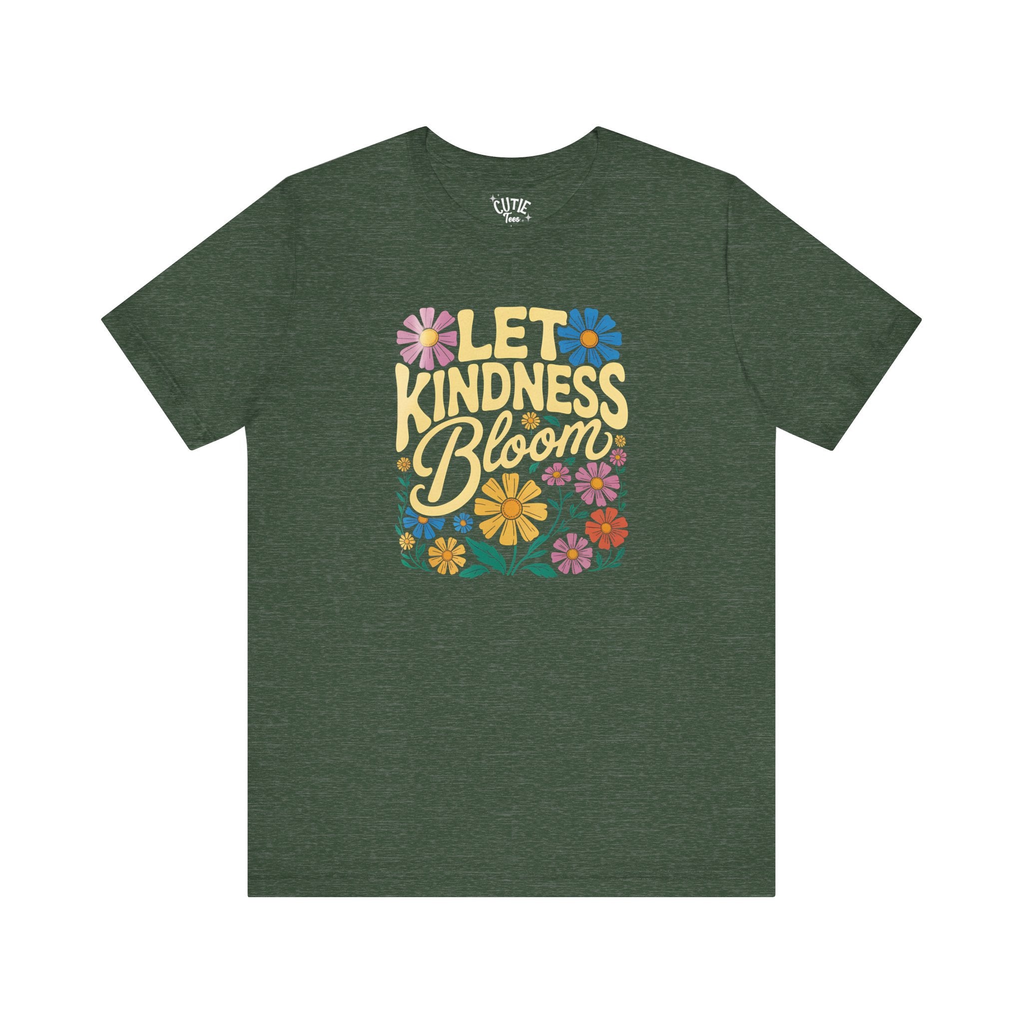 Kindness Tee - Let Kindness Bloom Shirt, Casual Wear, Gifts for Friends, Encouragement Clothing, Spring Fashion