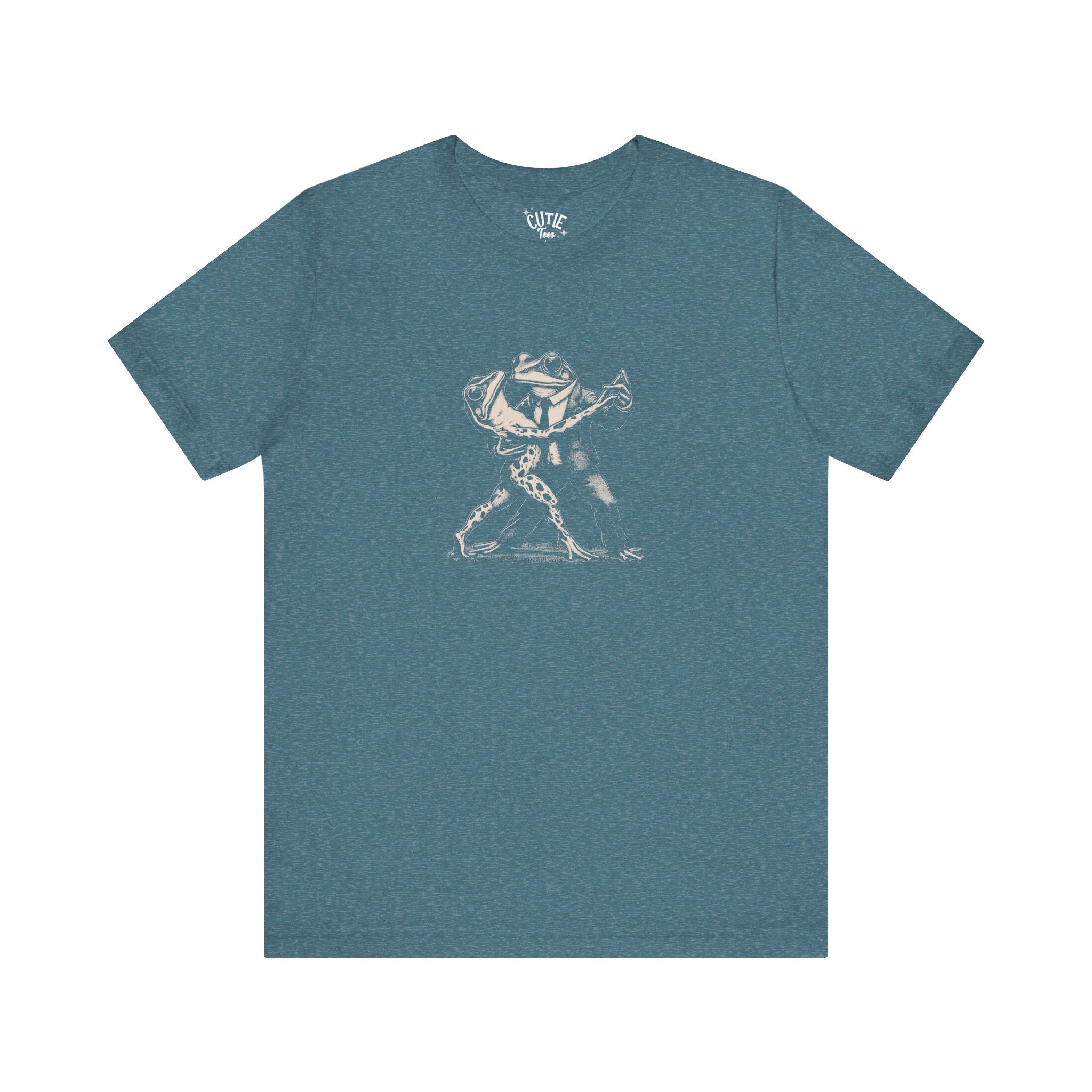 Frog Tango Graphic Tee, Casual Wear, Unisex Clothing, Unique Gift, Everyday Essentials, Perfect for Parties