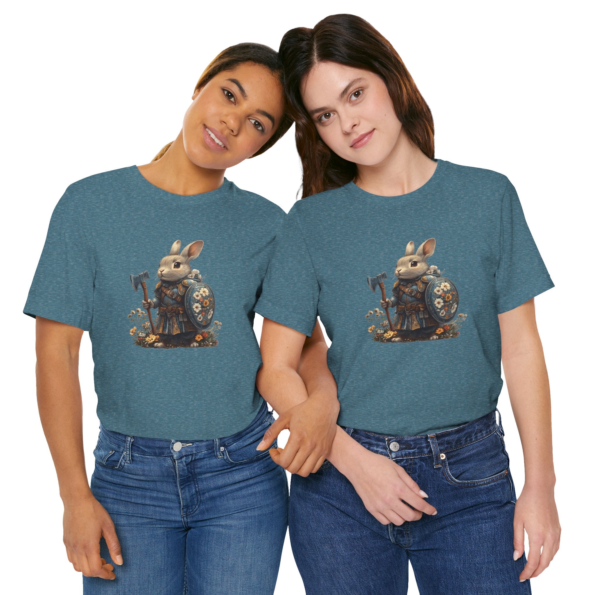 Warrior Rabbit Tee | Perfect for Animal Lovers, Gifts, Casual Wear, the Great Outdoors, and the Adventurous Spirit
