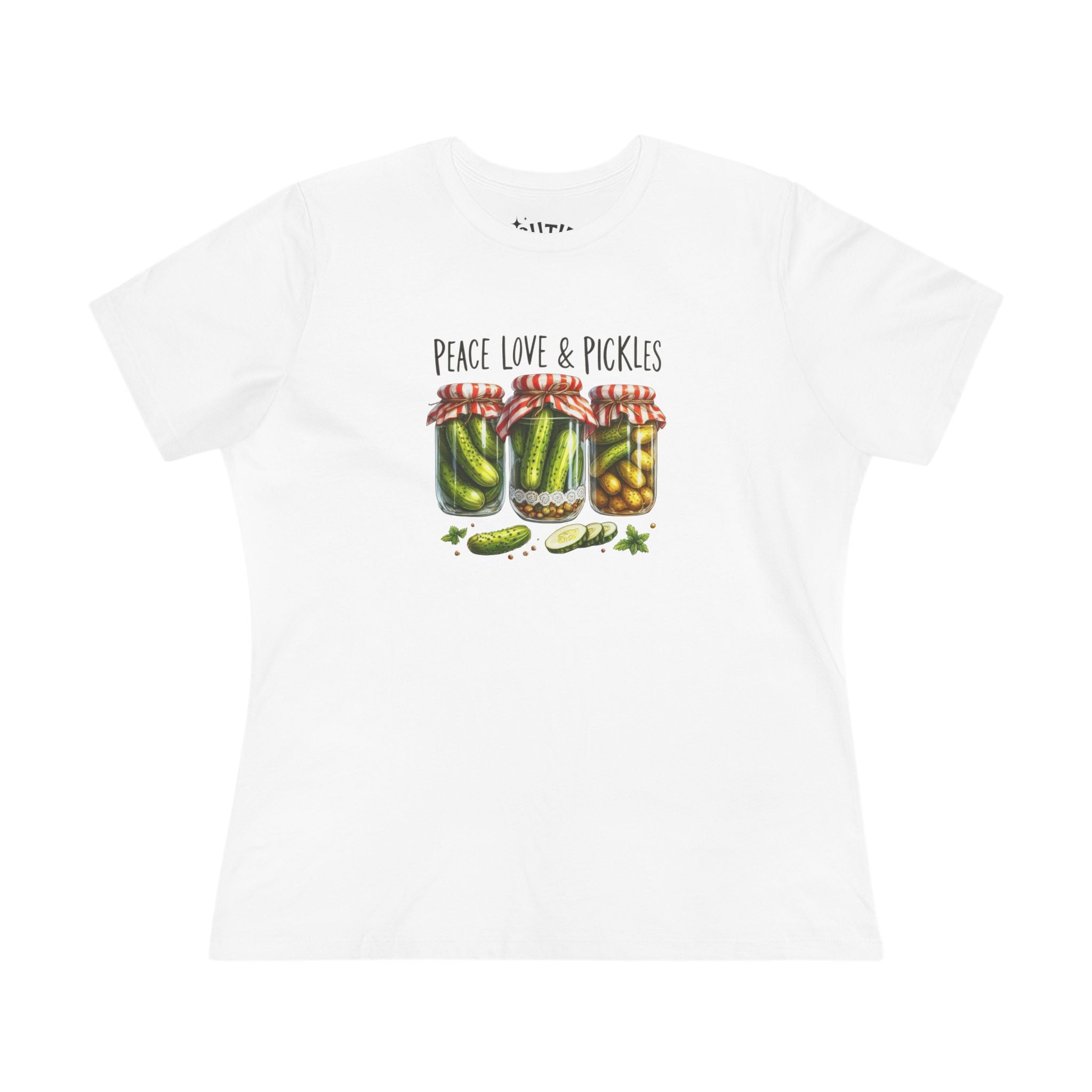 Peace Love & Pickles Tee for Women