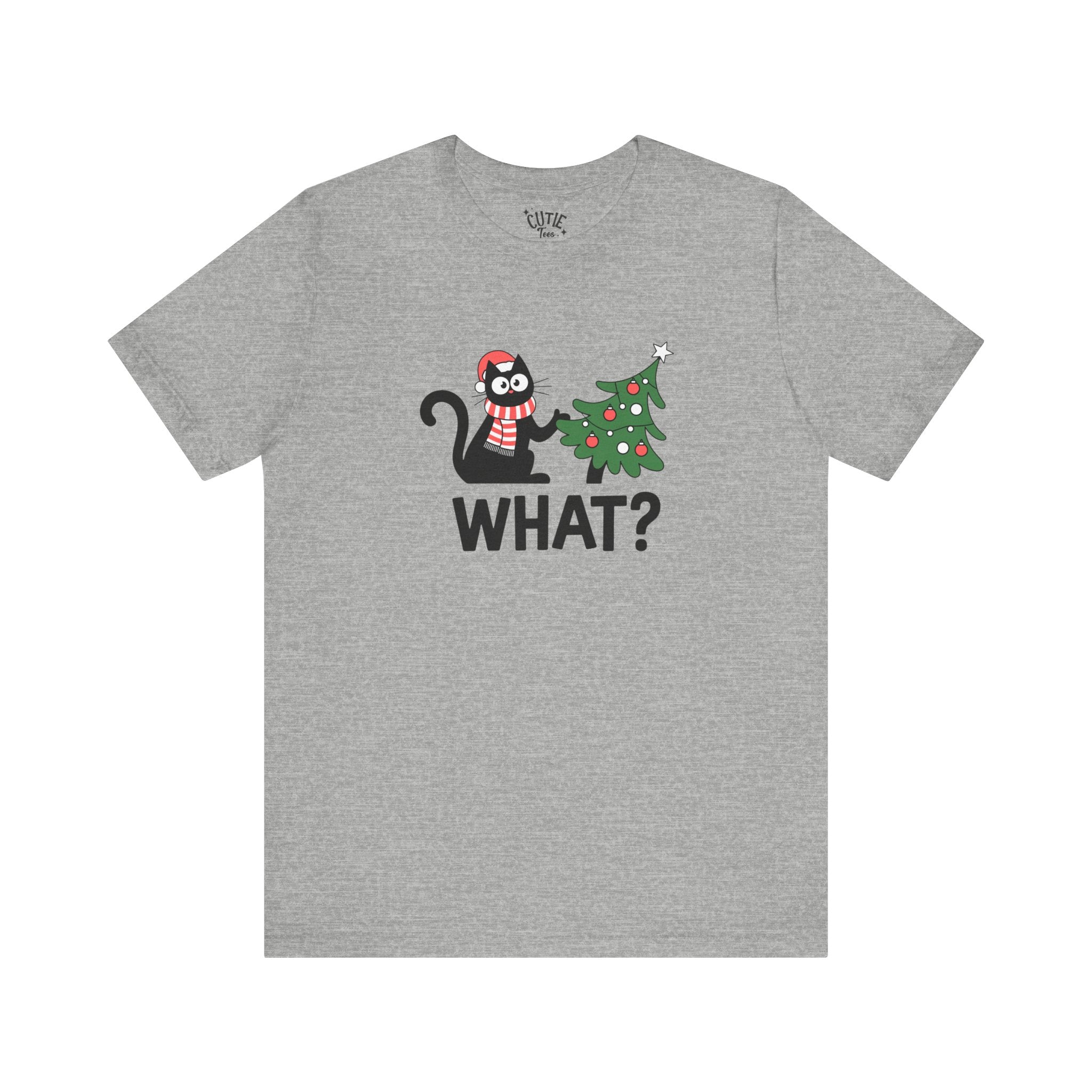 Cat Christmas Tee, Holiday T-Shirt, Pet Lover Gift, Cute Christmas Apparel, Humor Shirt for Friends